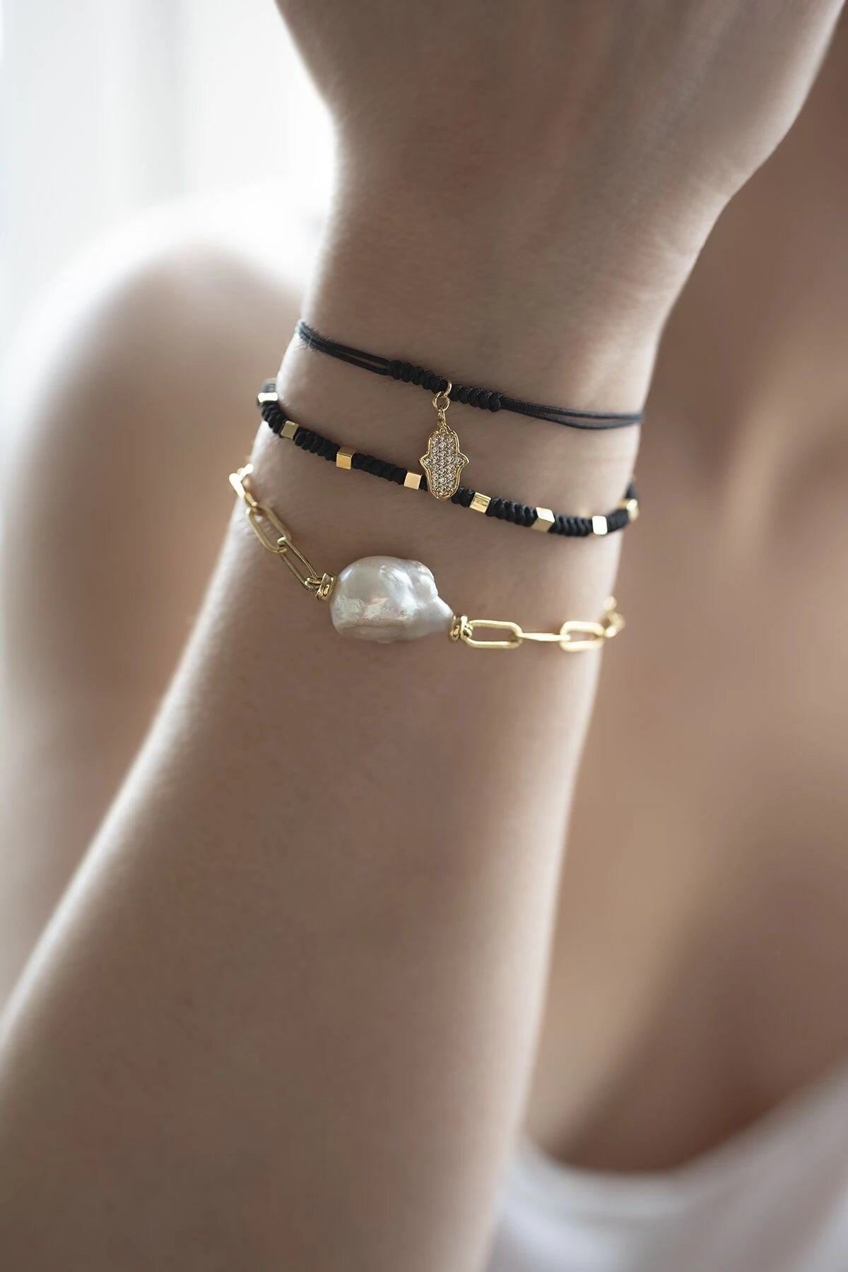 HEALER – Hamsa Symbol Cord Bracelet