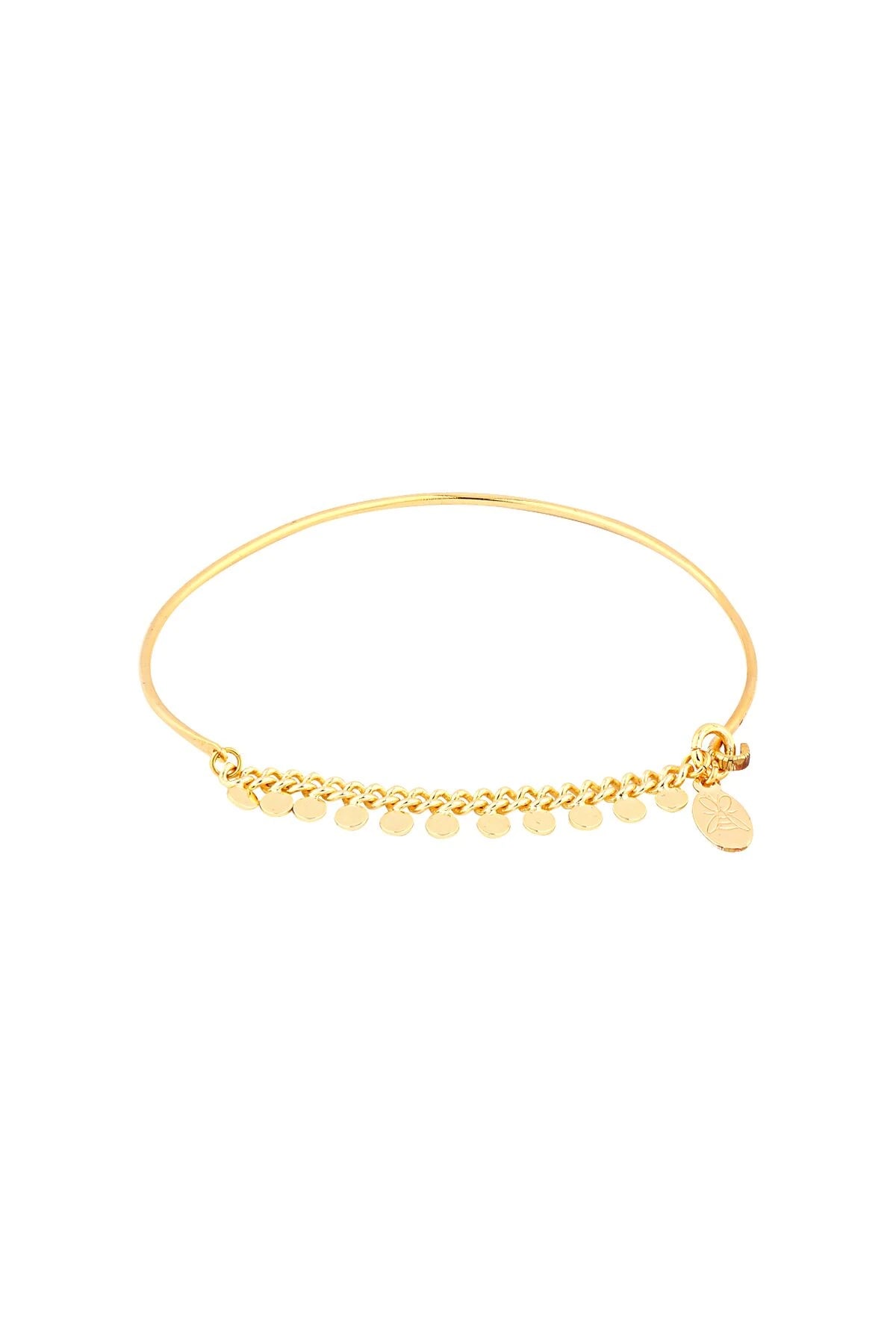 DOTS - Thin Semi-Cuff Bracelet