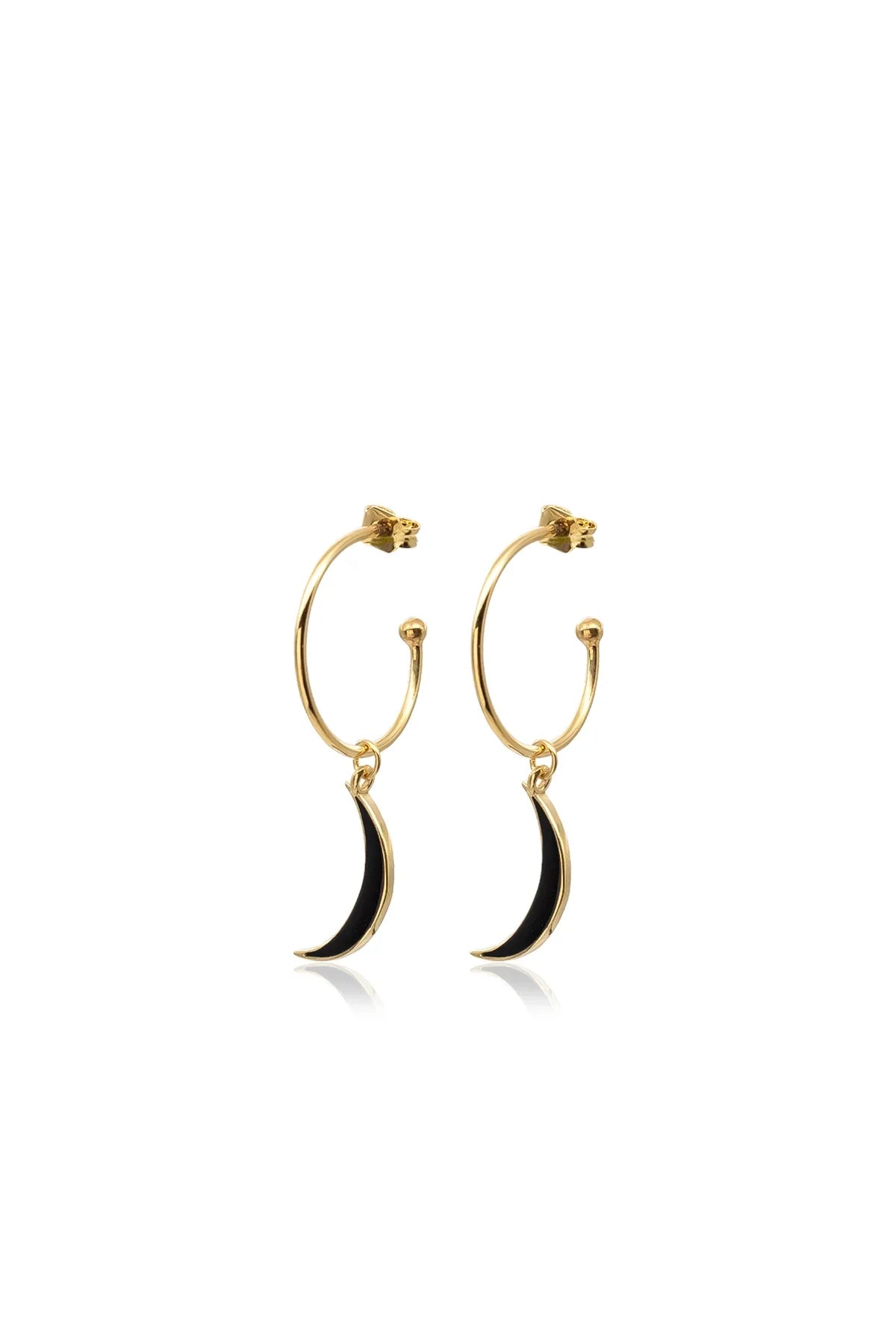 NYX – Enamel Moon Hoop Earrings
