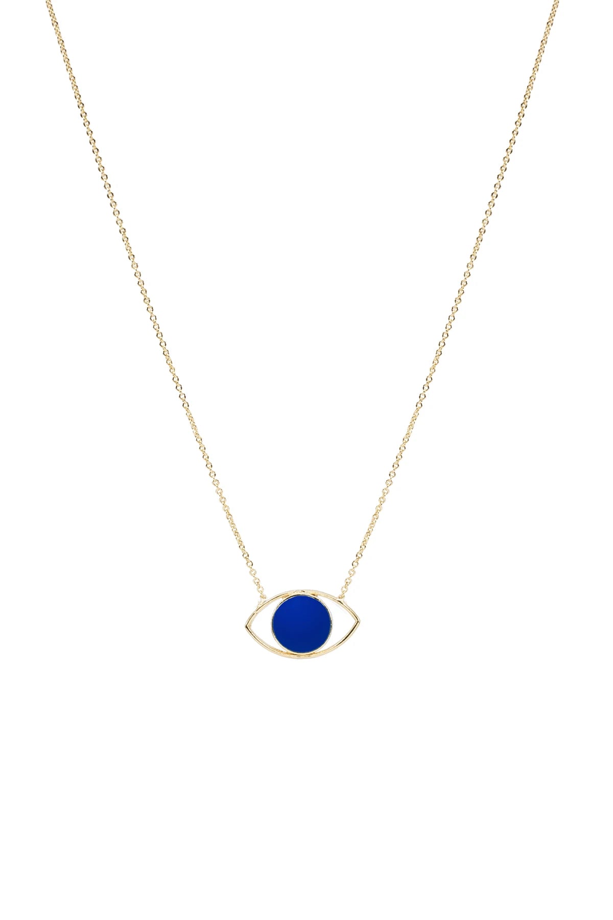 INDIGO – Minimal Enamel Eye Necklace