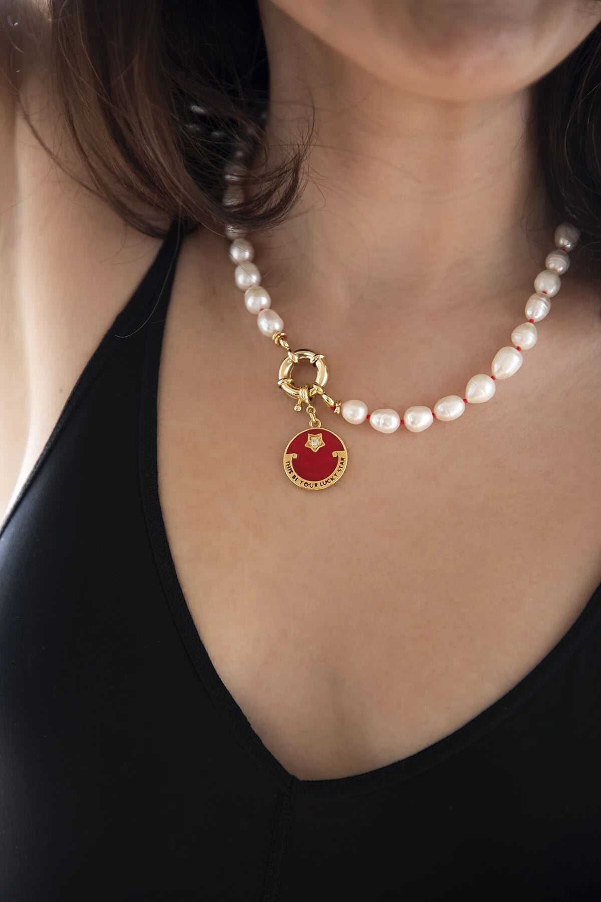 HIP PEARL – Baroque Pearl Cord Necklace