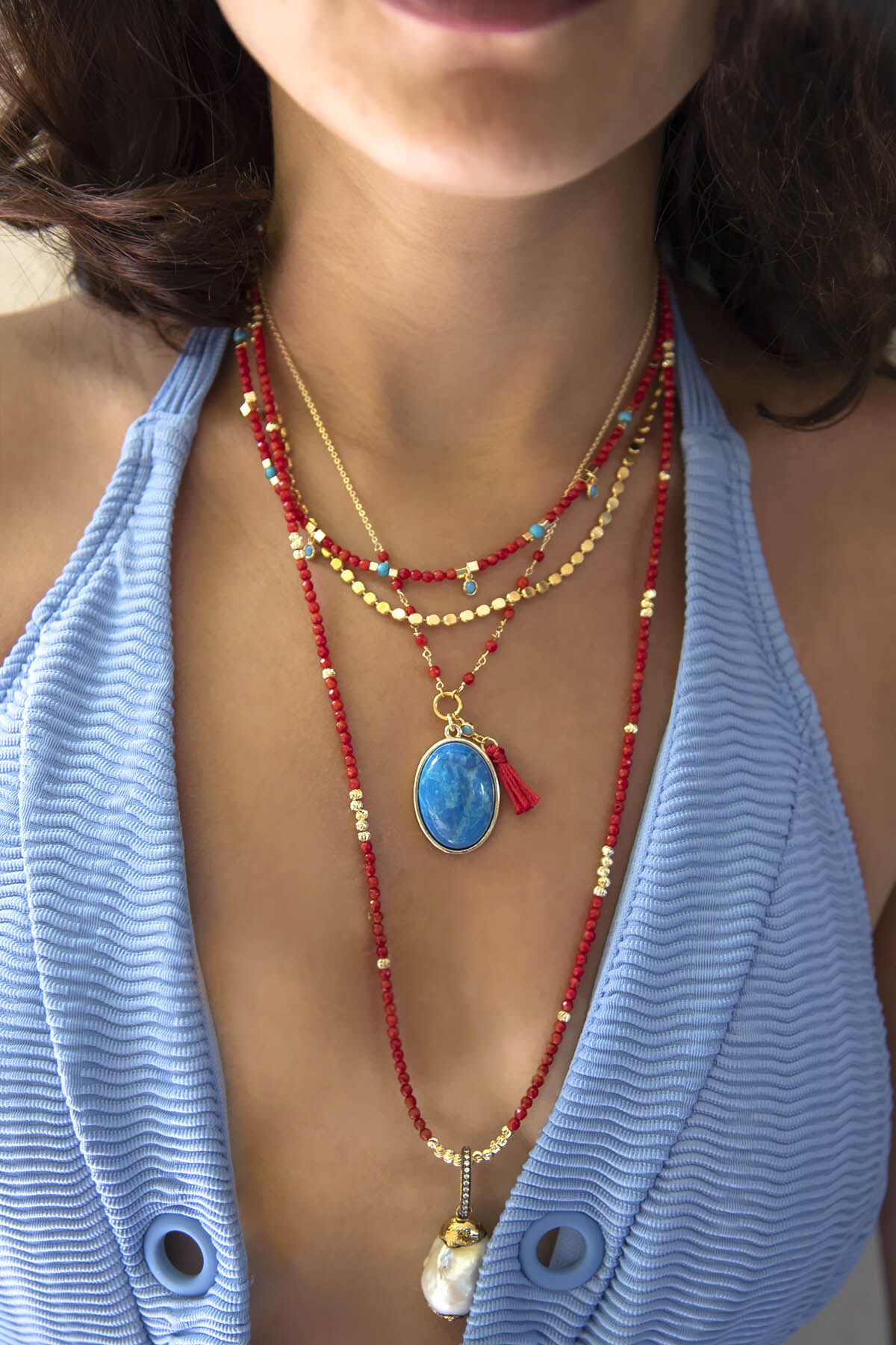 DOT – Fluid Flat Disc Chain Necklace