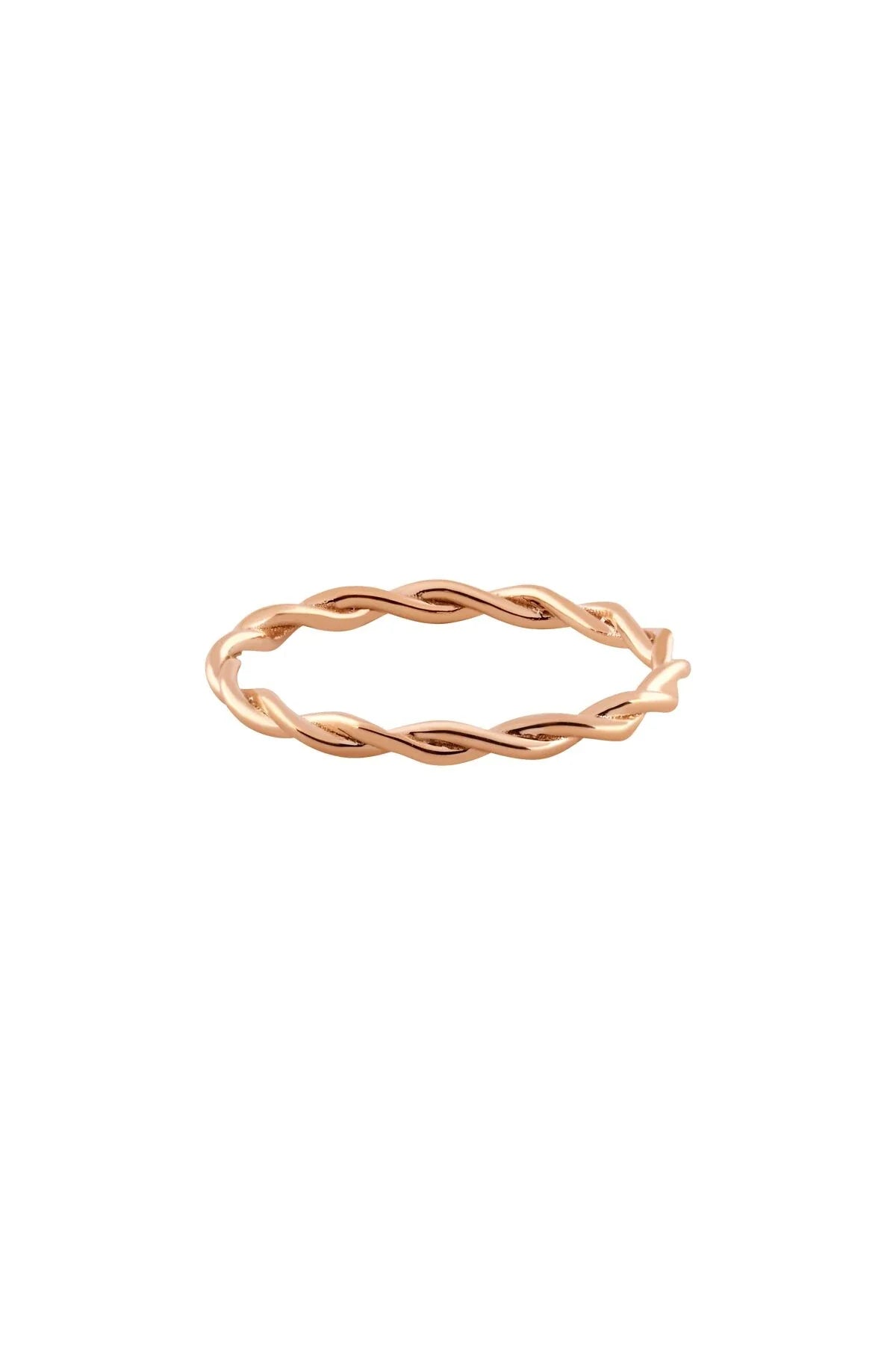 IVY – 14K Gold Fine Twist Ring
