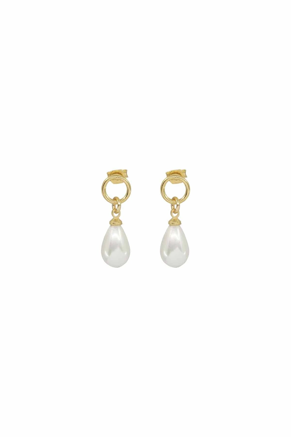 WHITE DROP - Dangle Earrings