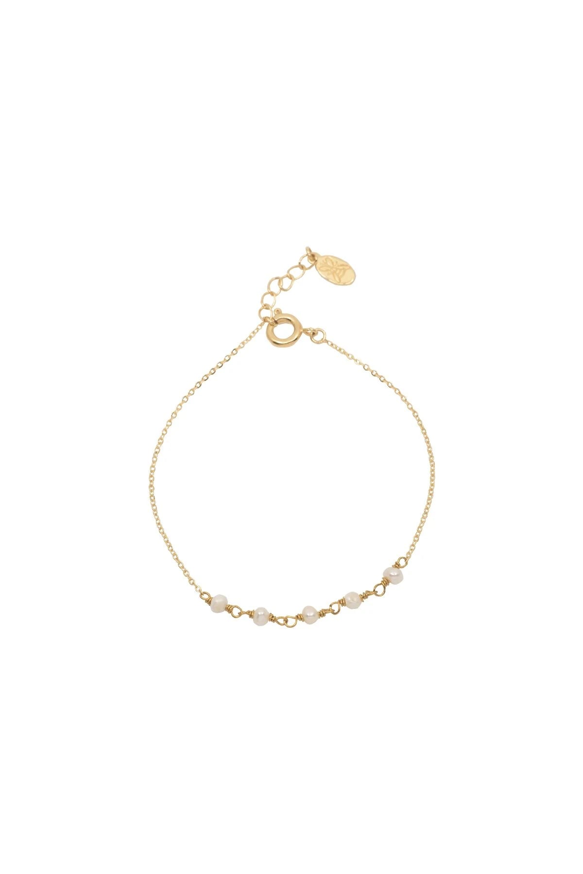 PURITY – Wire-Wrapped Pearl Bracelet