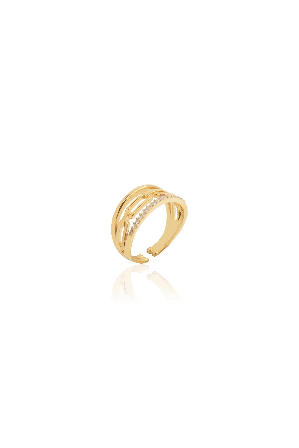 DIVA – Layered CZ Statement Ring