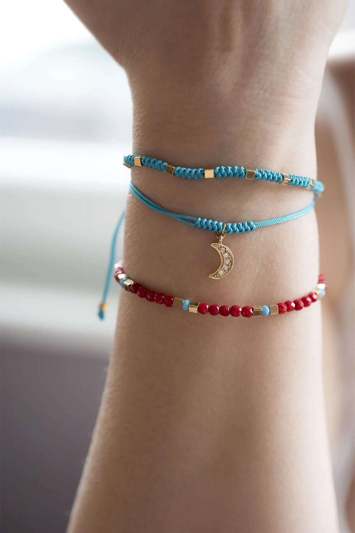 RUBIK – AZURE - Braided Bracelet