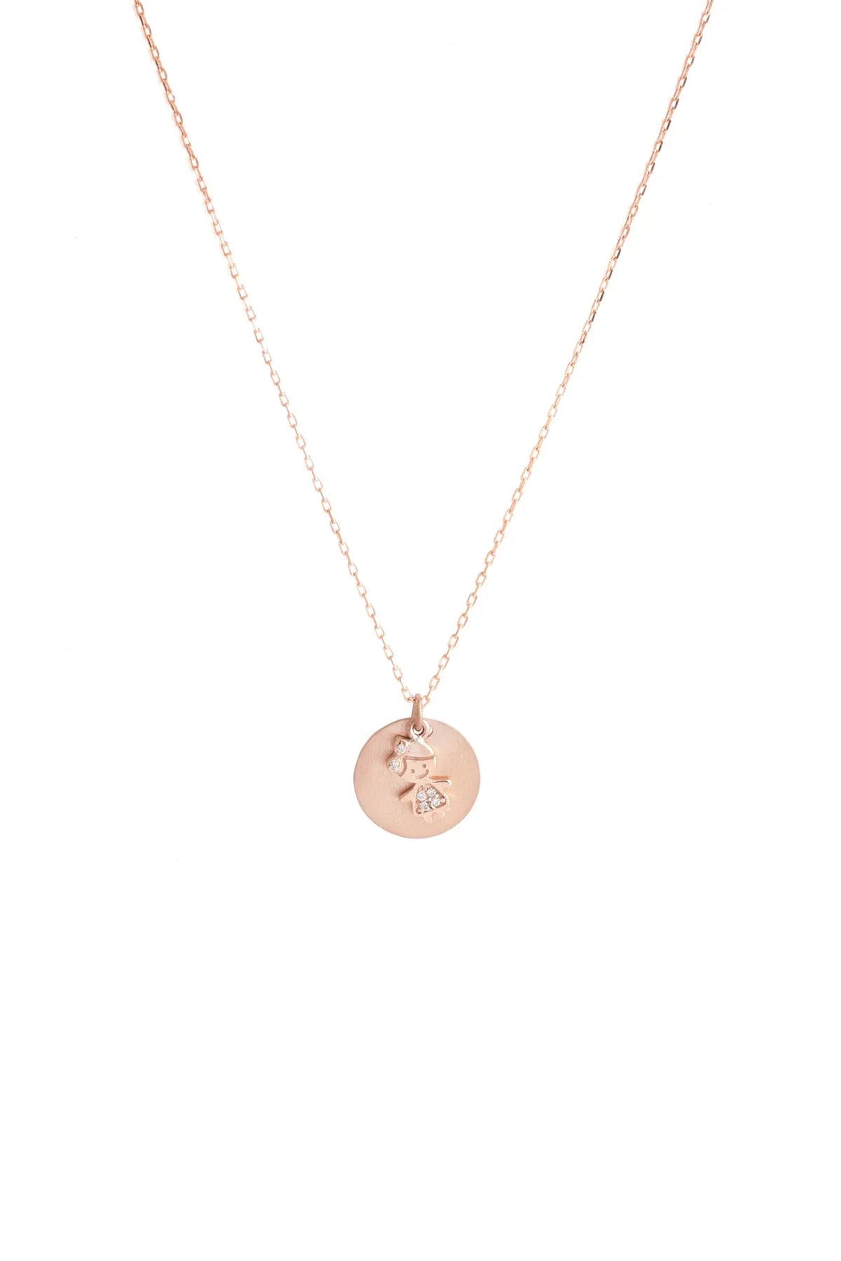 LOLA MINI – Personalized Little One Medallion Necklace