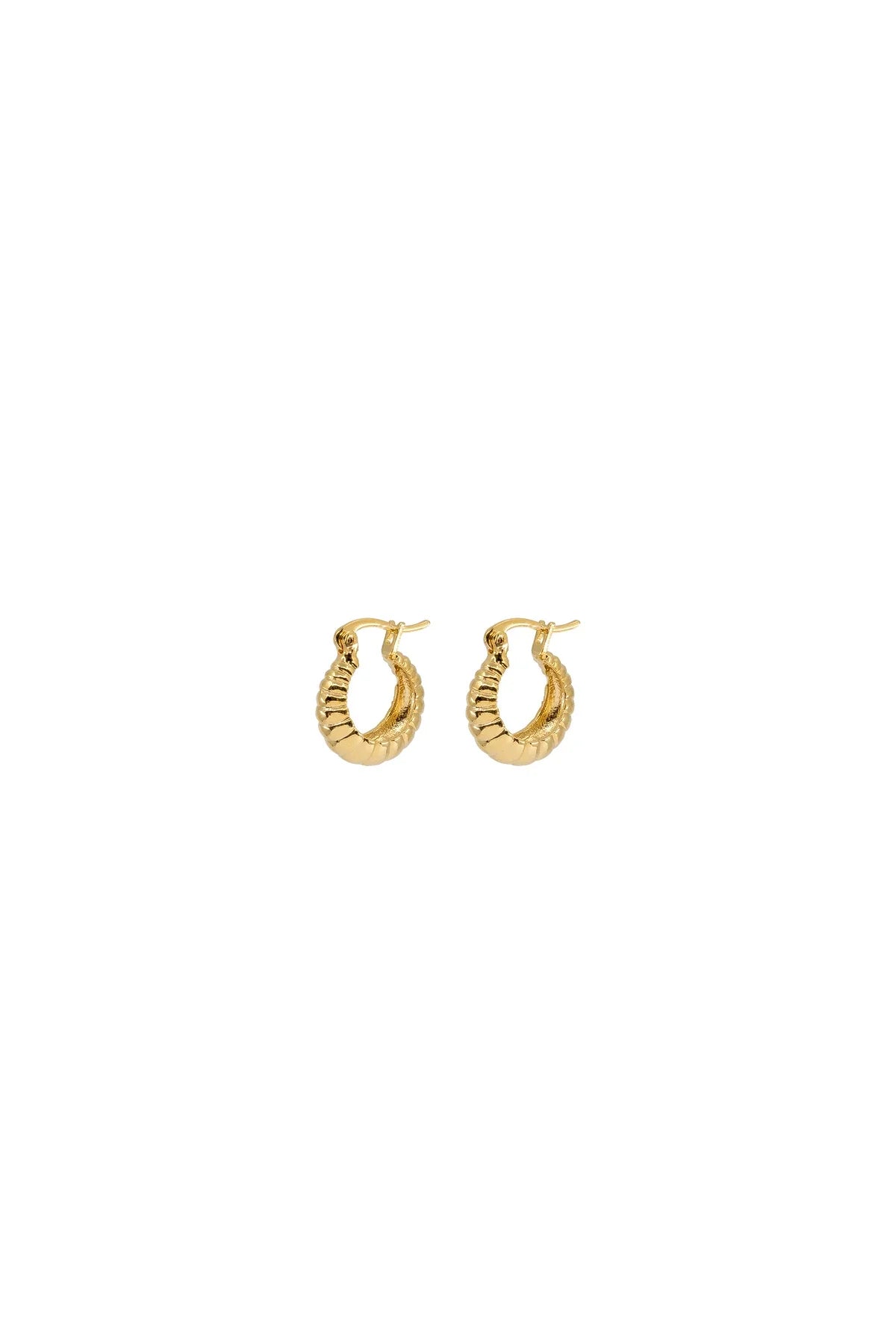 DINA – Domed Mini Hoop Earrings