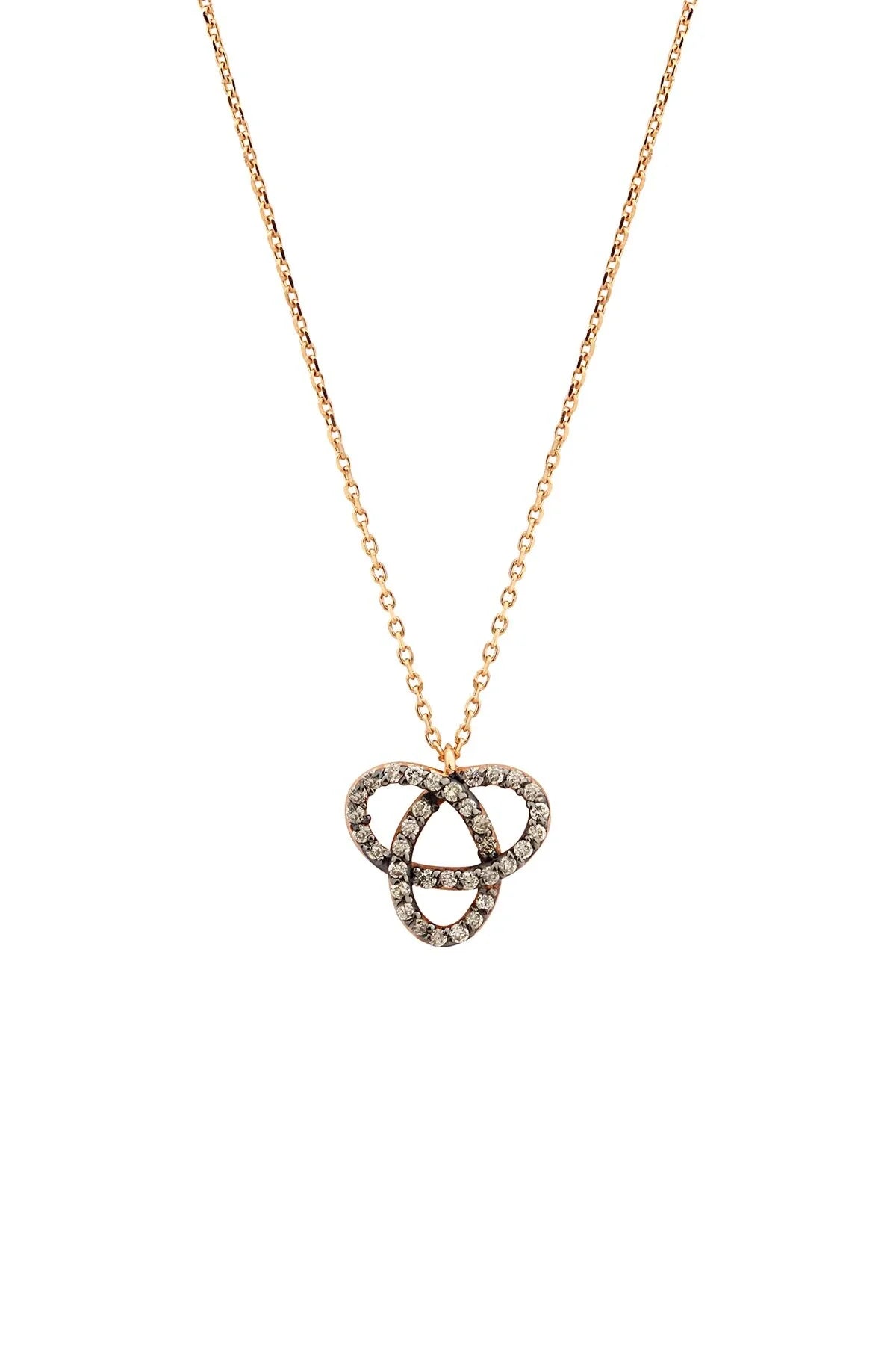 ETERNAL LOOP – Brown Diamond Infinity Necklace