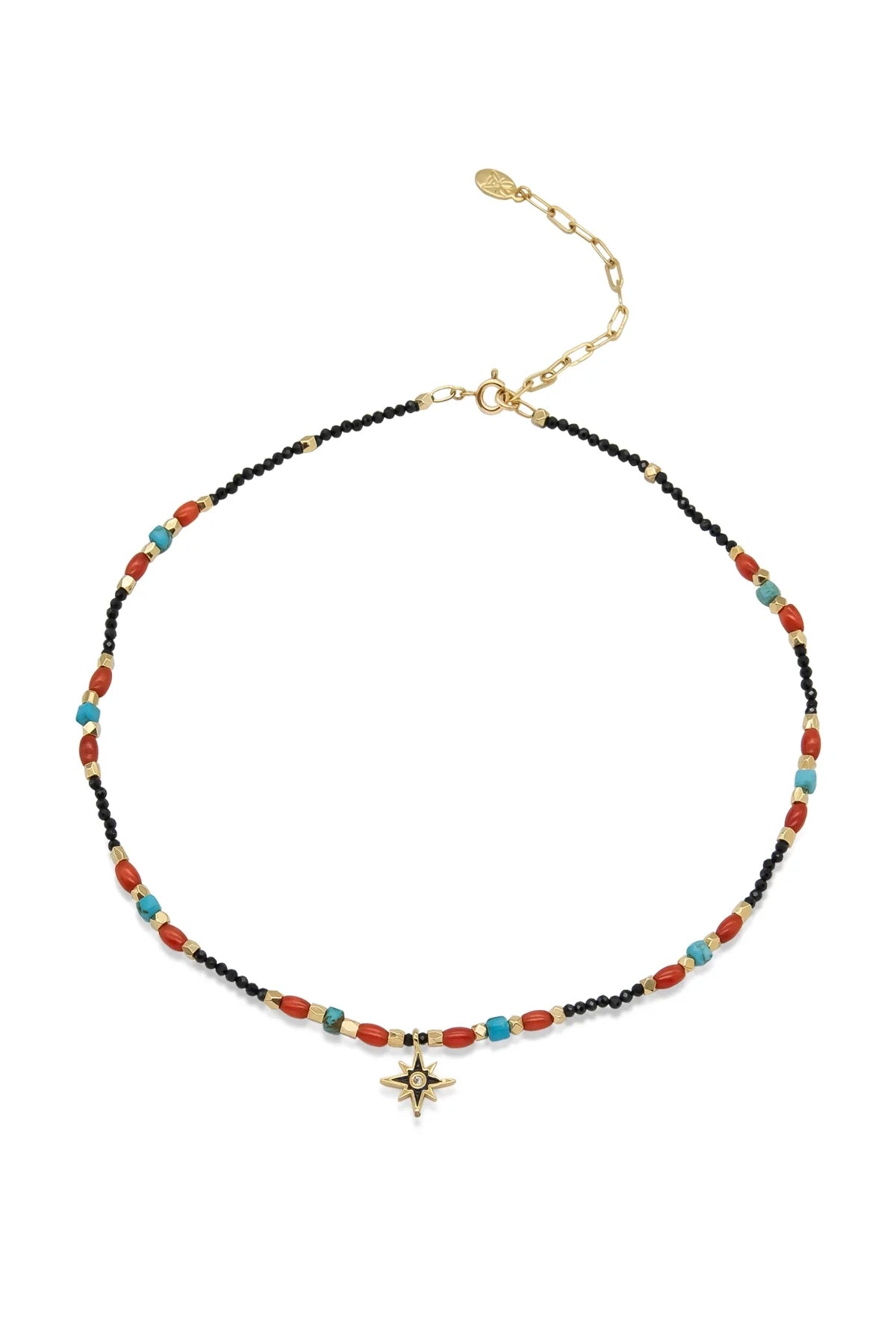 TALITHA – Star Detailed Gem Necklace