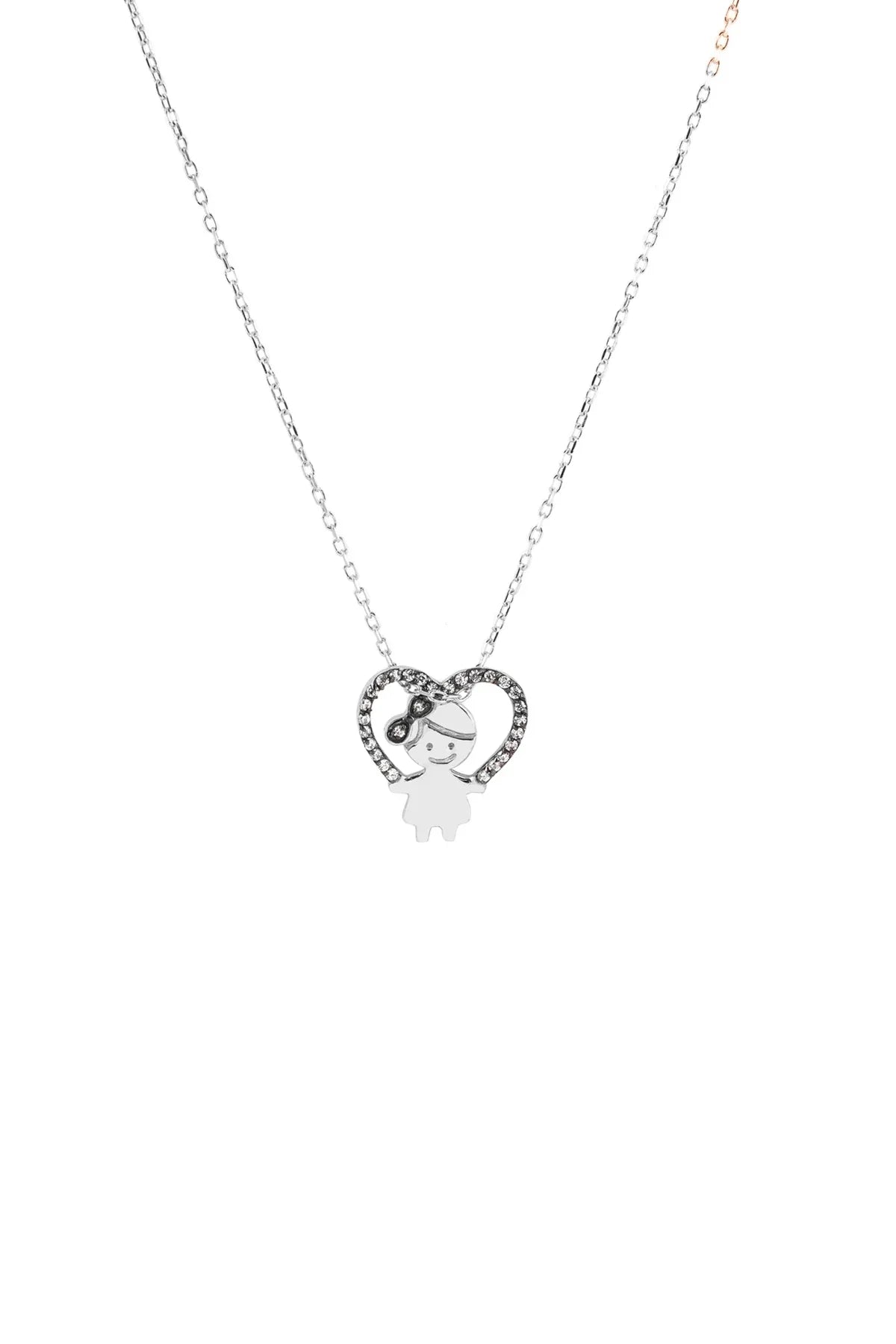 LOLA IN THE SKY – Heart Hug Little One Necklace