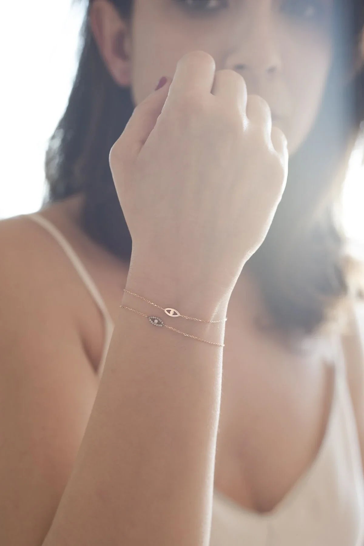 HAZEL – Symbolic Diamond Eye Bracelet