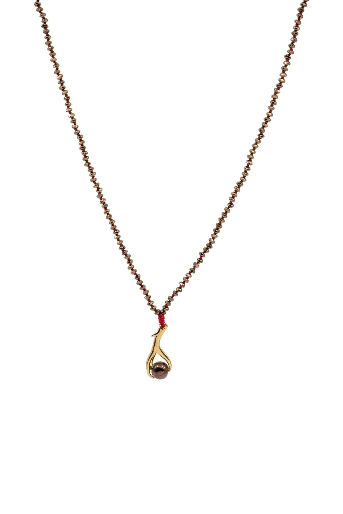 SAVAGE – Men’s Pyrite Necklace