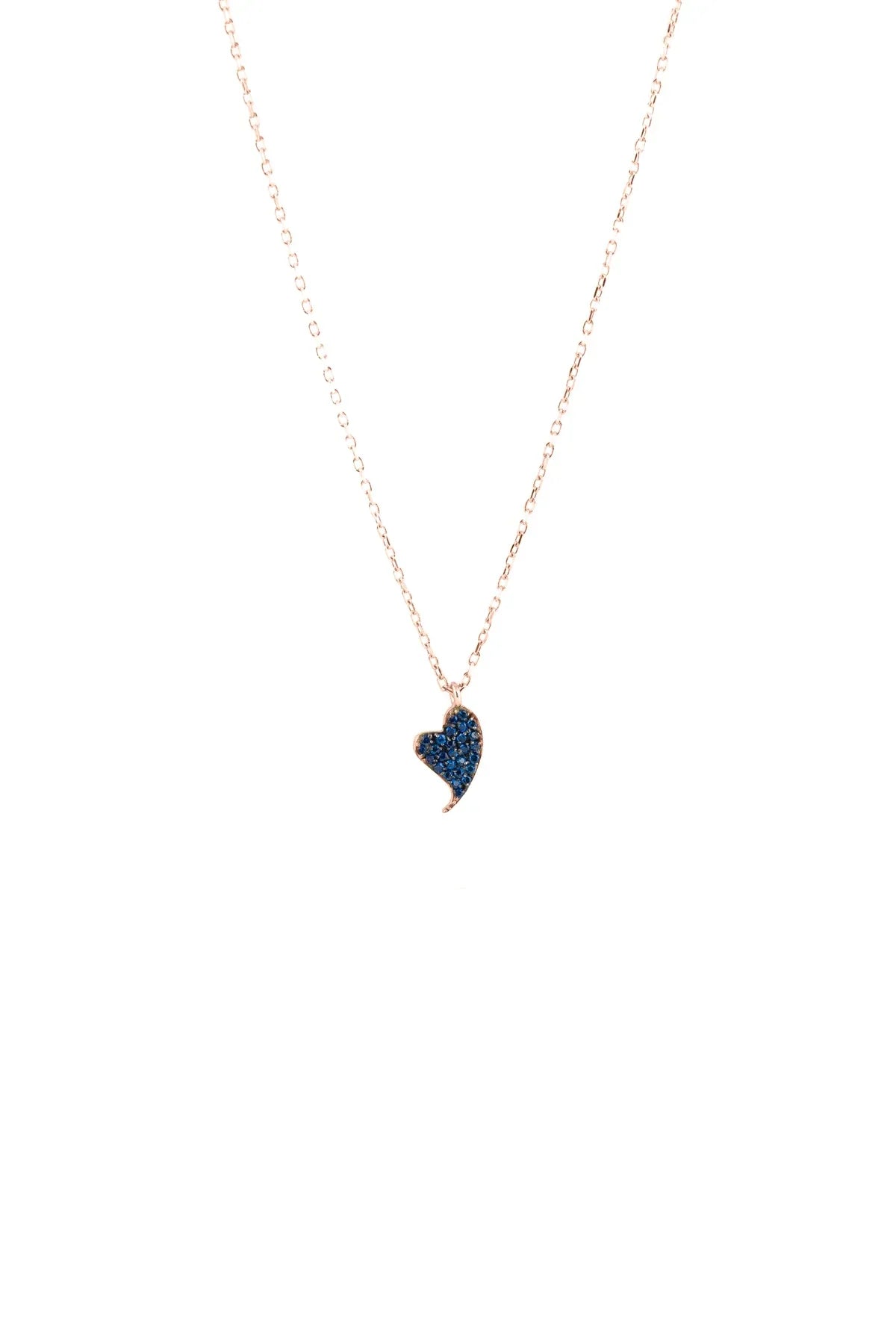 PINKY DIAMOND BEAT – Pink Sapphire Heart Necklace