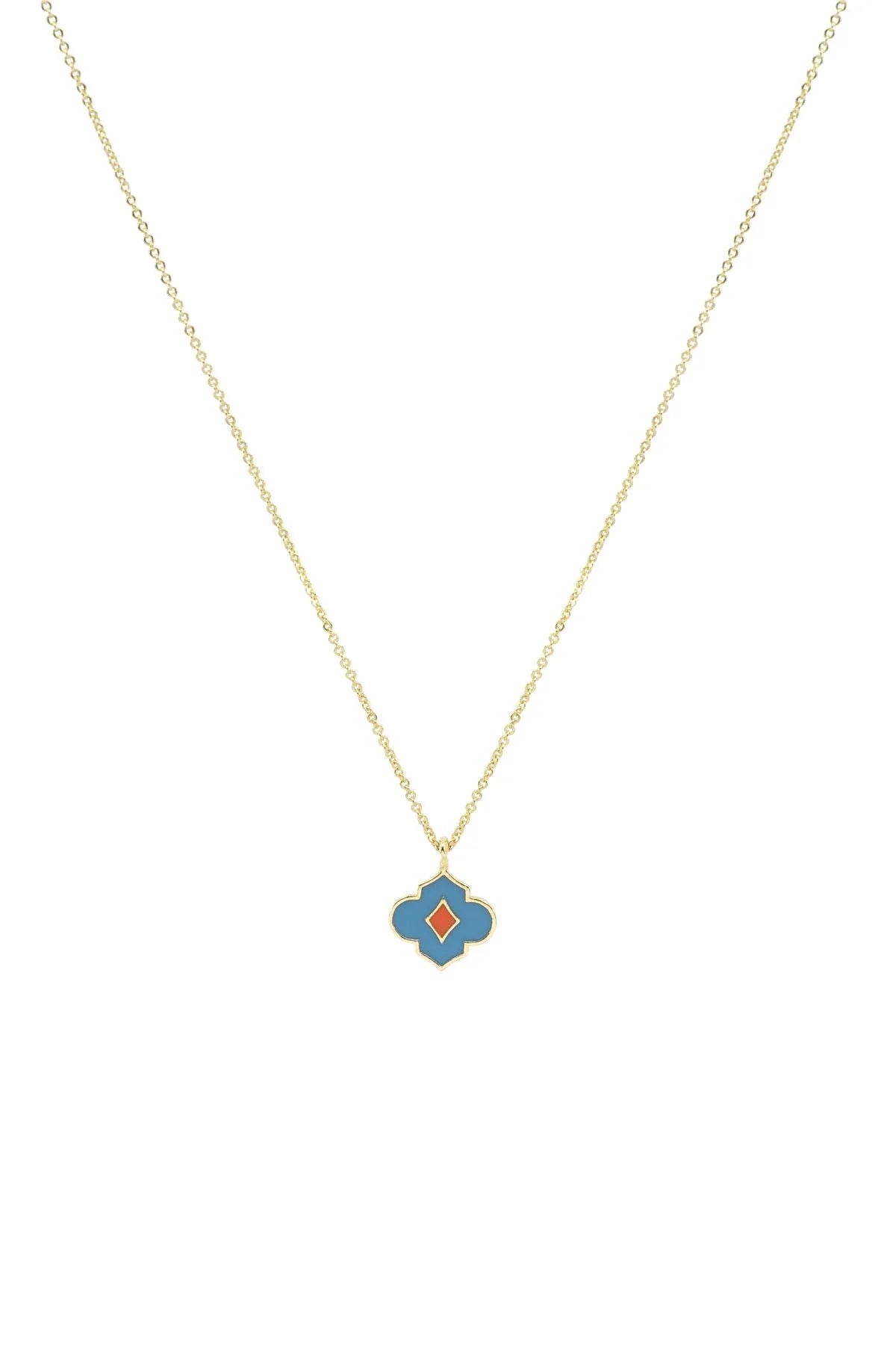 GLAZED – Minimal Enamel Pendant Necklace