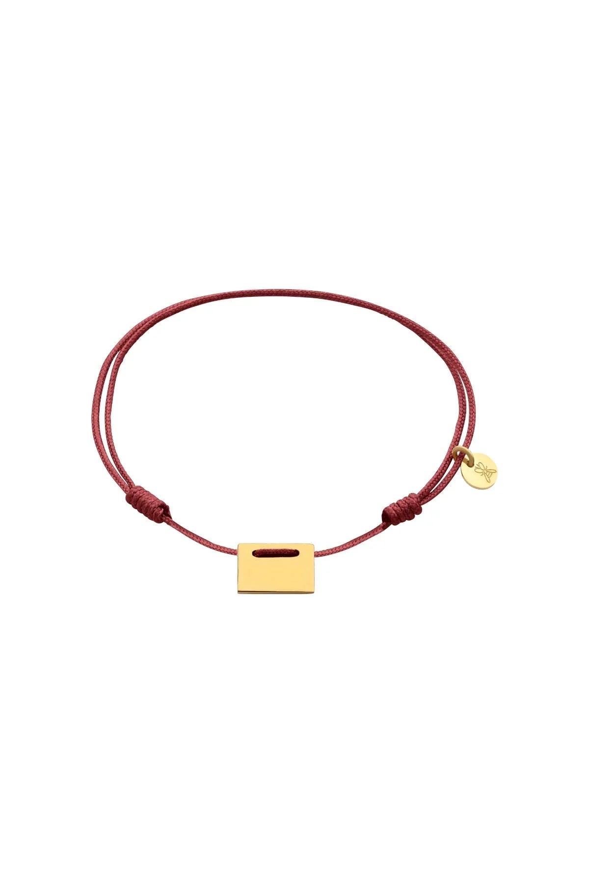 MESSAGE - BURGUNDY - Rope Bracelet