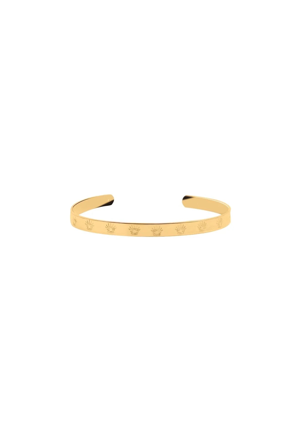 EYES ON ME - Eye Motif Cuff Bracelet