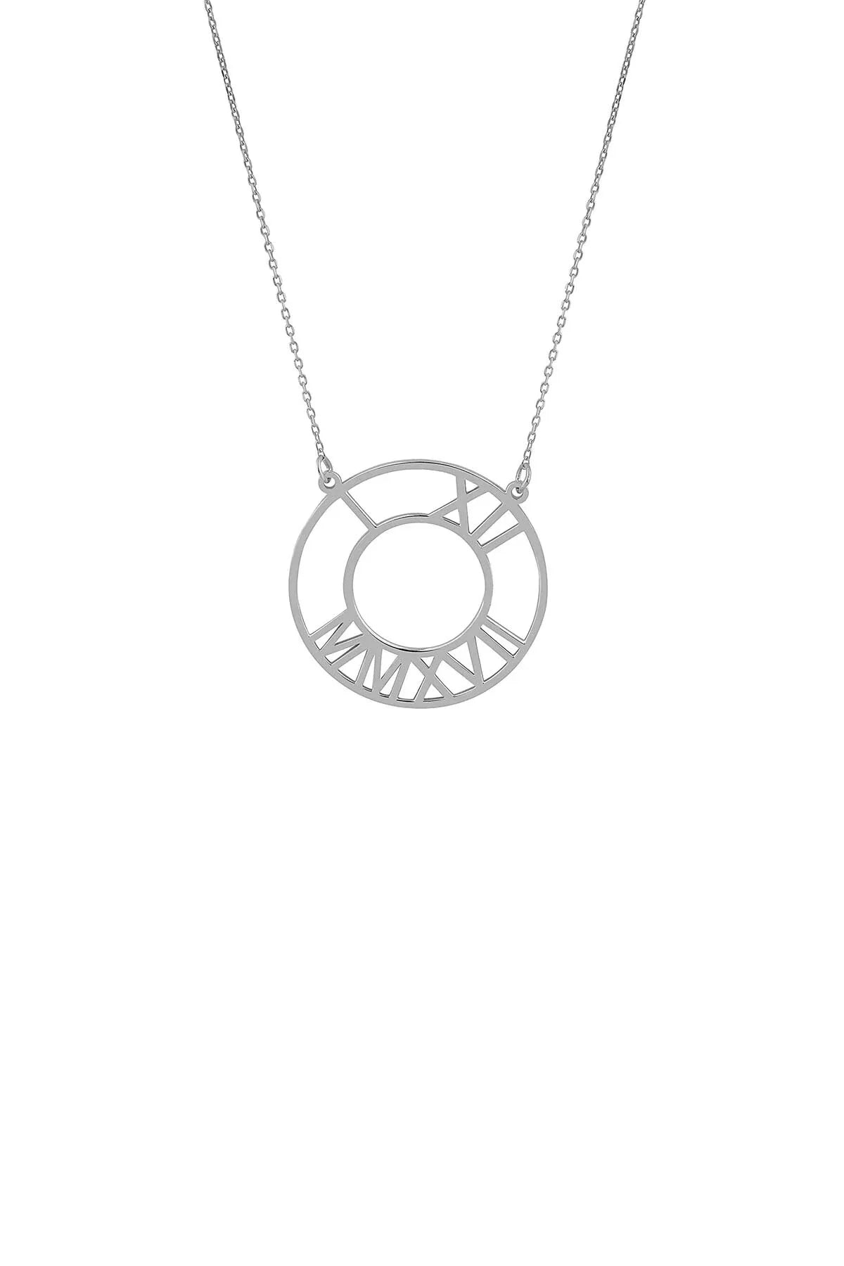 TIME IS NOW – Personalized Roman Numeral Necklace