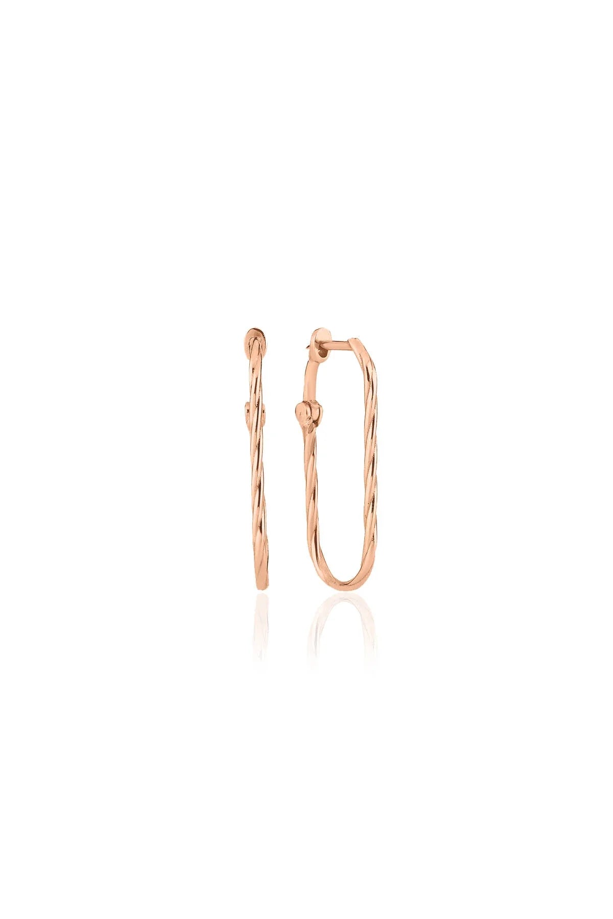 CHLOE – Oval Twist Earrings