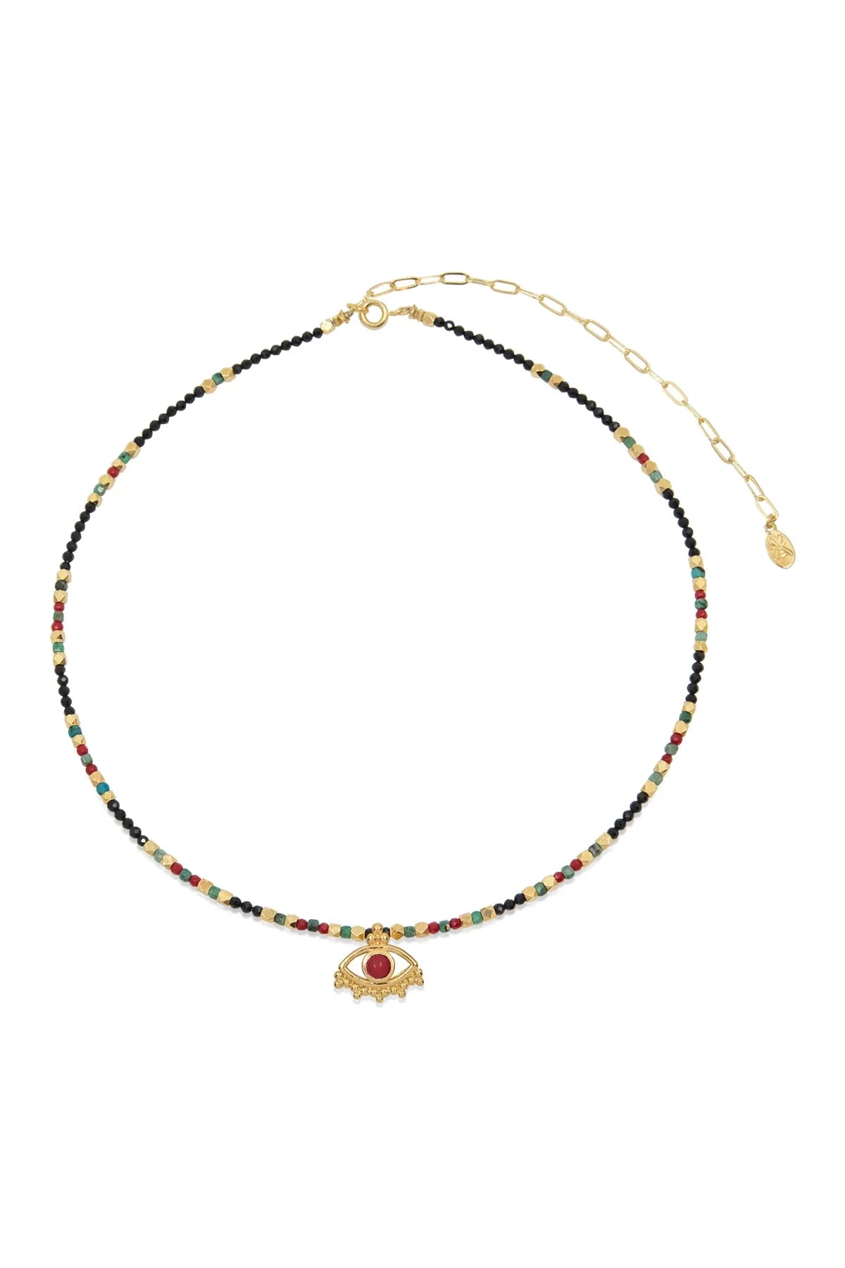 SPIRIT EYE – Talisman Gem Bead Necklace