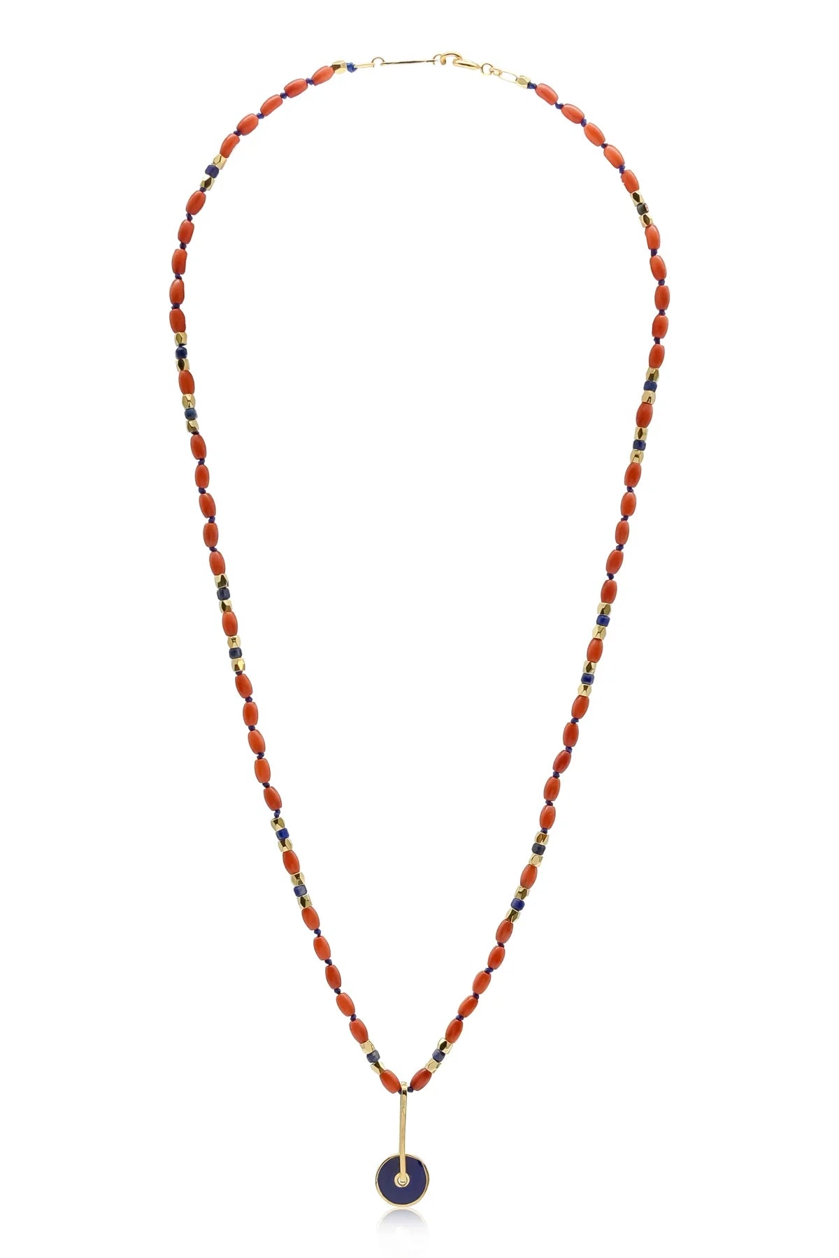 NUMA – Playful Coin Coral Necklace