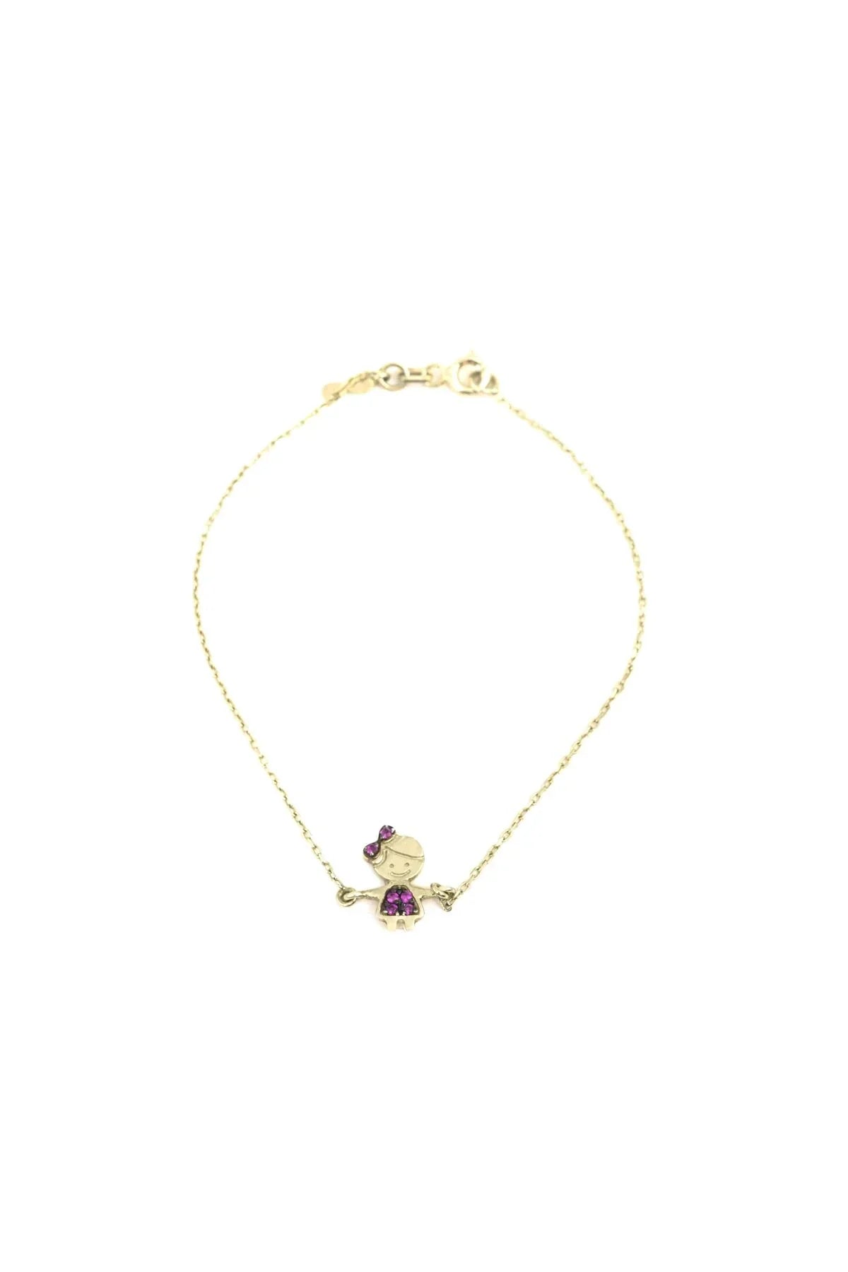 TINY PINKY LOLA – Delicate Chain Keepsake Bracelet