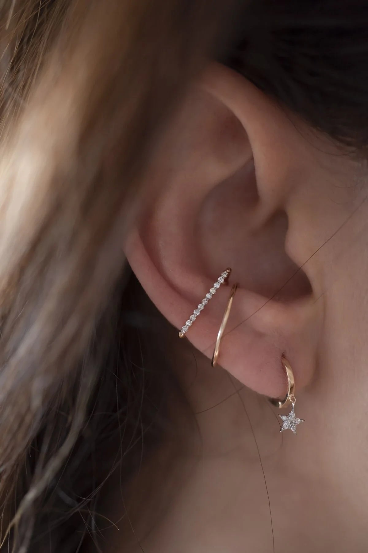 BERMUDA - Diamond Earcuff