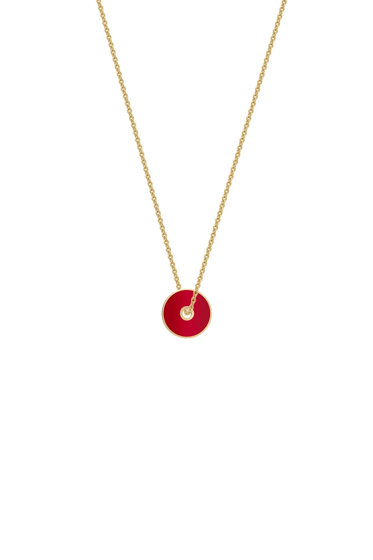 BIG BANG - Red - Red Enamel Necklace