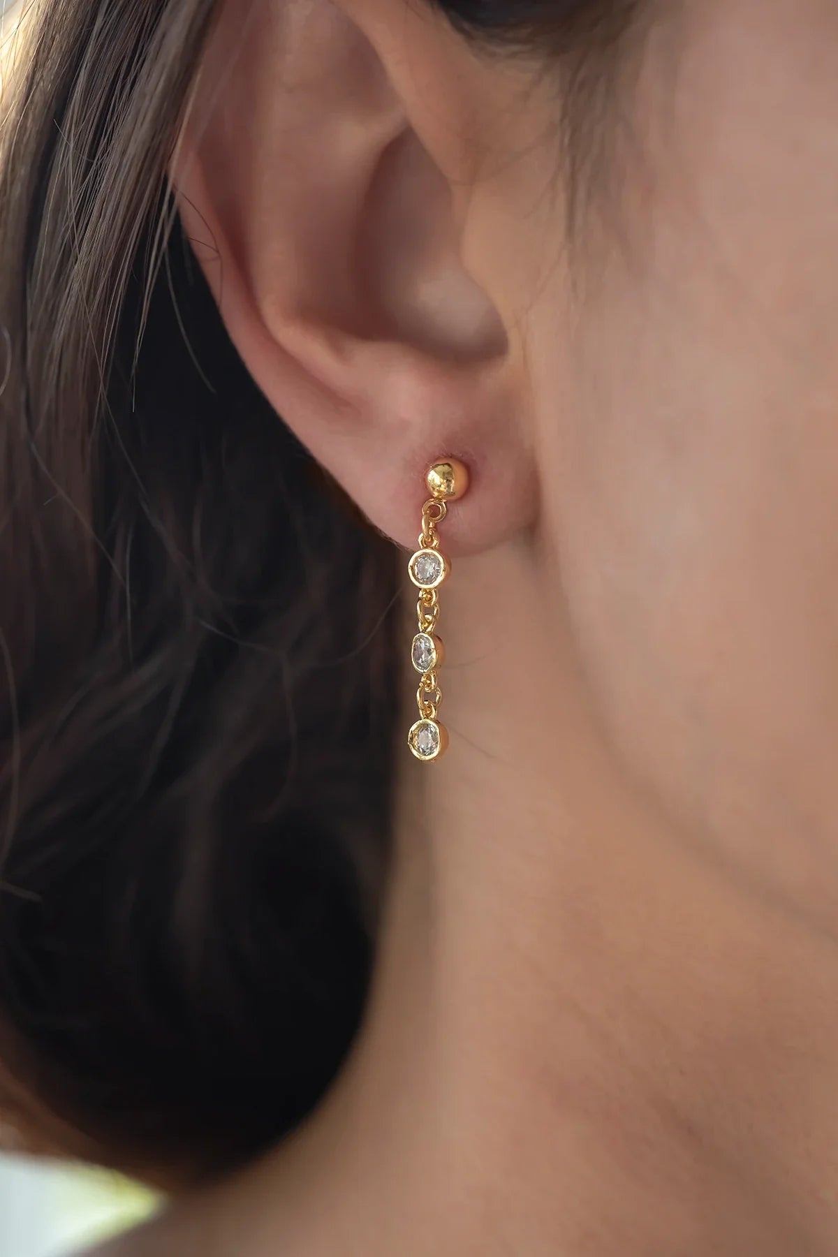 NORA - Diamond - Zircon Earrings