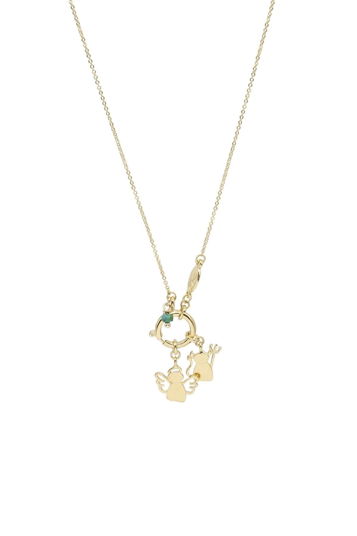 TINY MINI – Angel & Devil Charm Necklace
