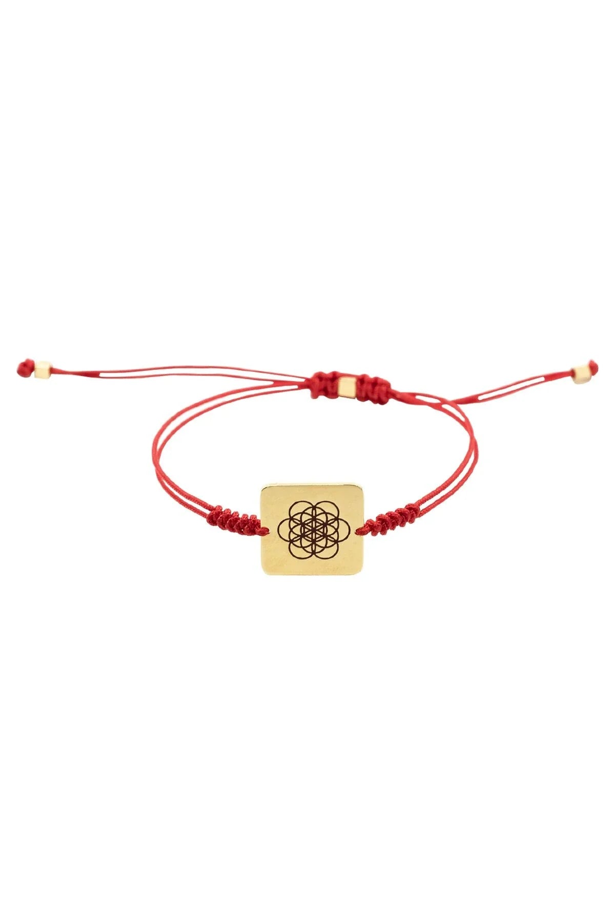 LA VIDA – Red - Flower of Life Rope Bracelet