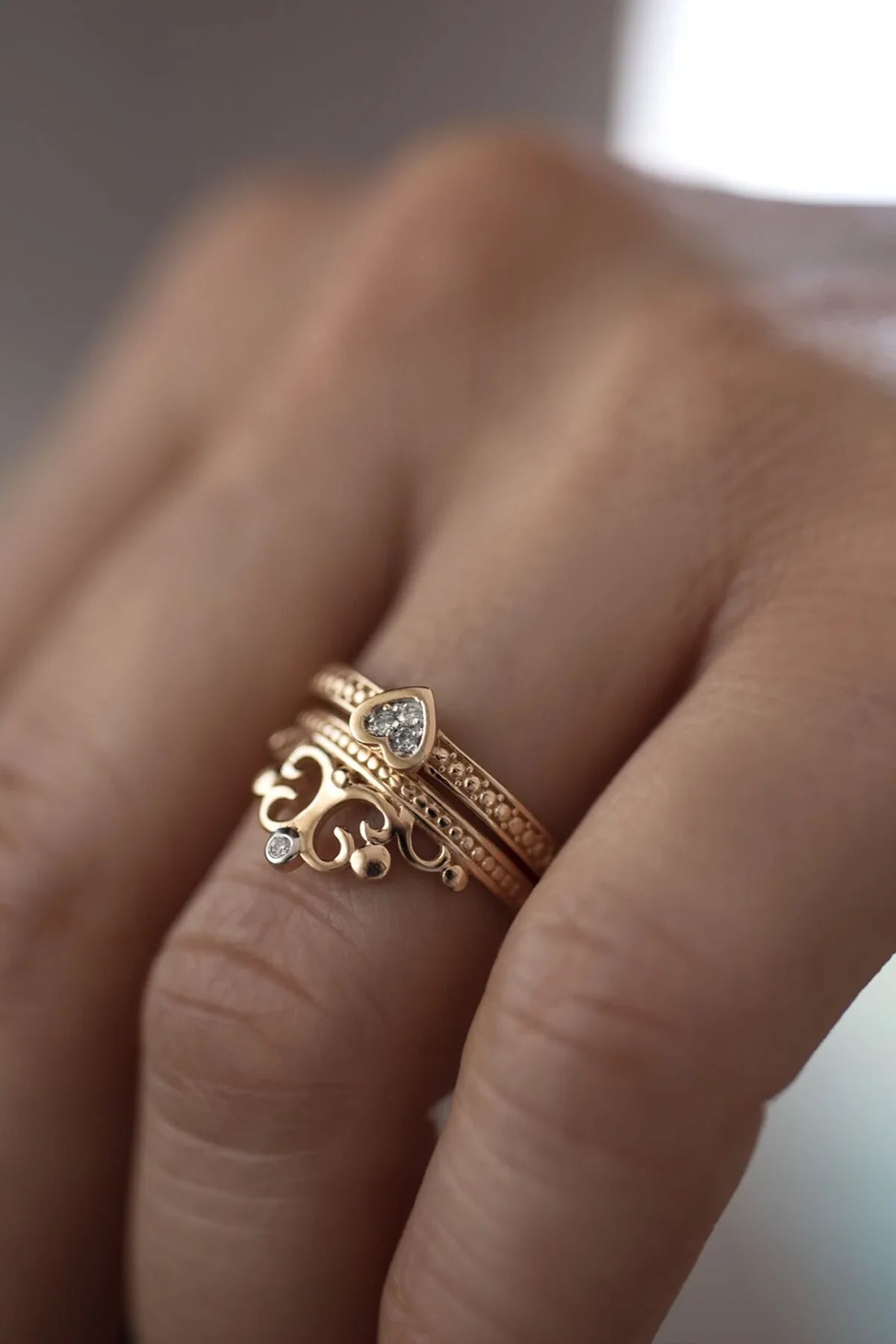 ARIA - Diamond Heart Ring