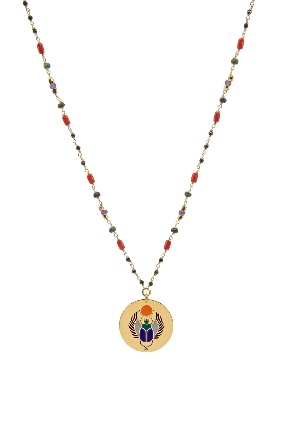 PECTORAL – Scarab Medallion Necklace