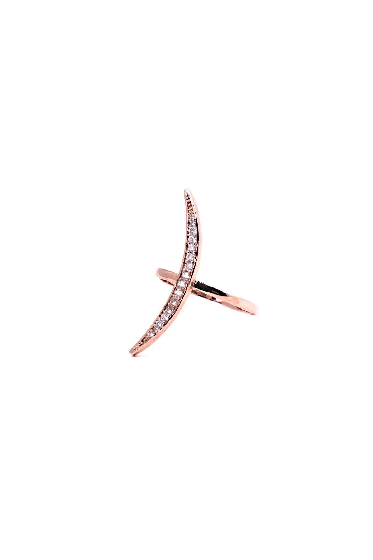 THIN MOON – Crescent Curve Ring