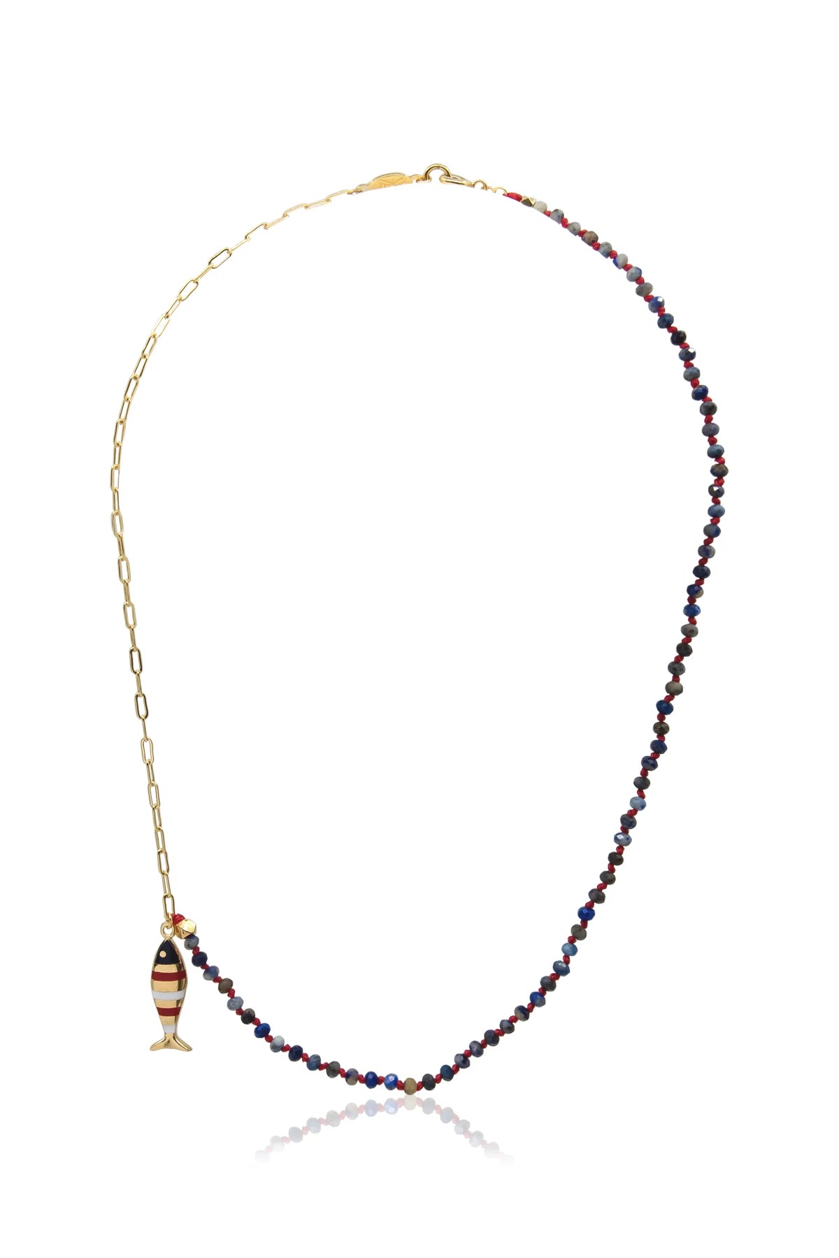 SARDINES – Asymmetric Beaded Necklace