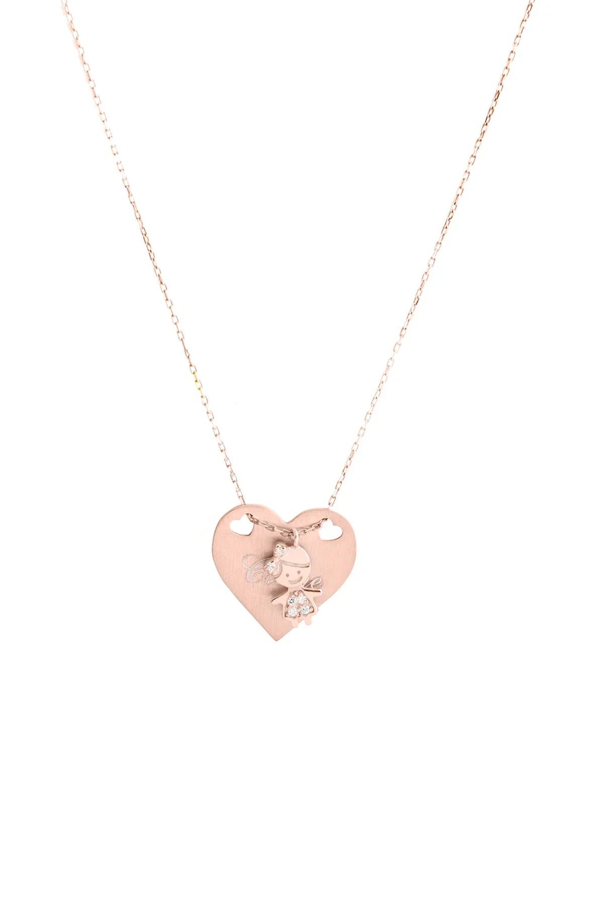LOLA HEART – Heart Hug Pendant Necklace