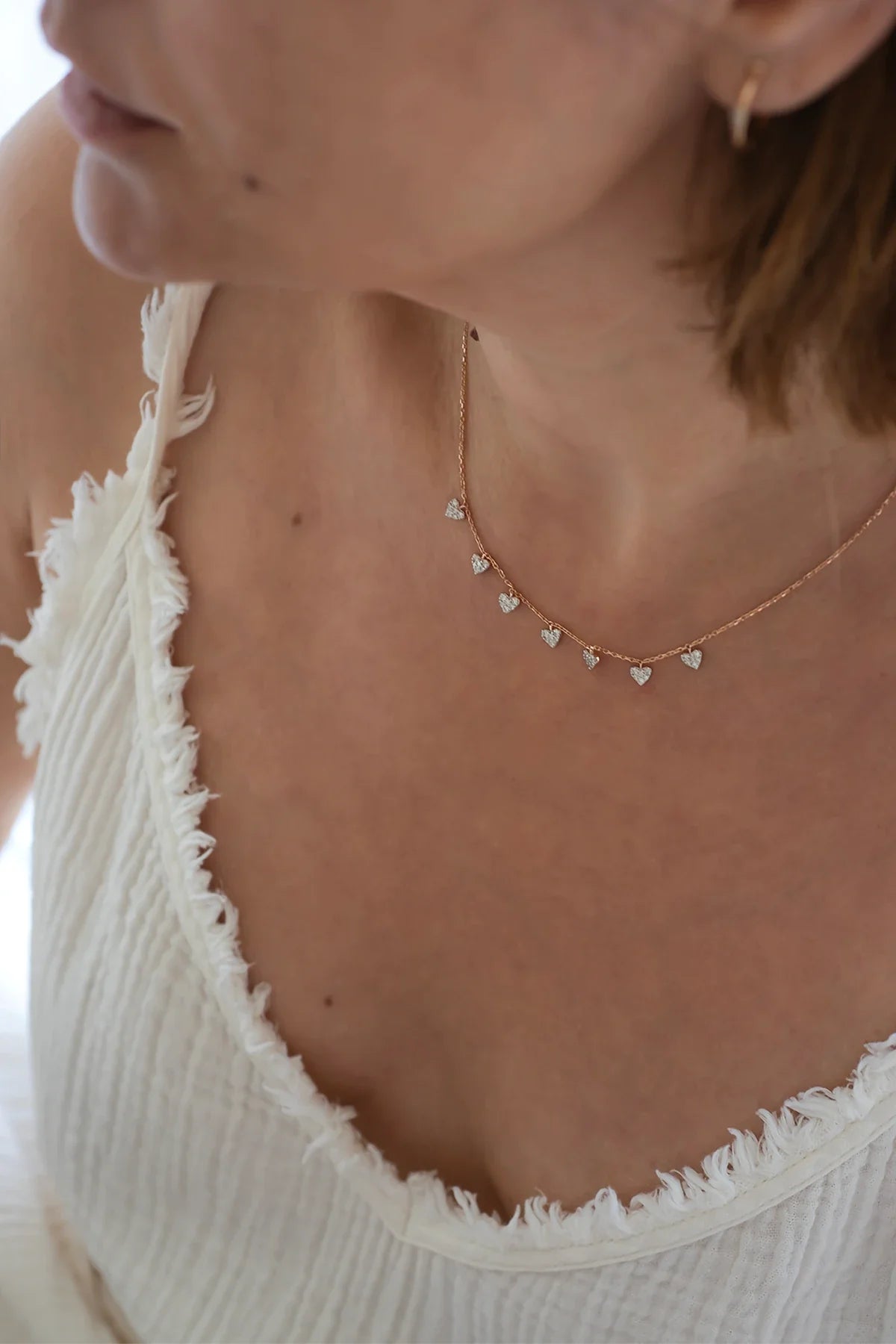 CUPID - Diamond Heart Necklace