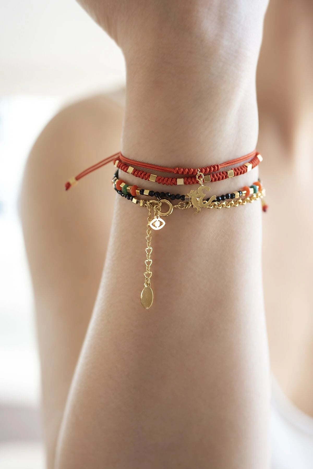 GOVINDA – Om Symbol Cord Bracelet