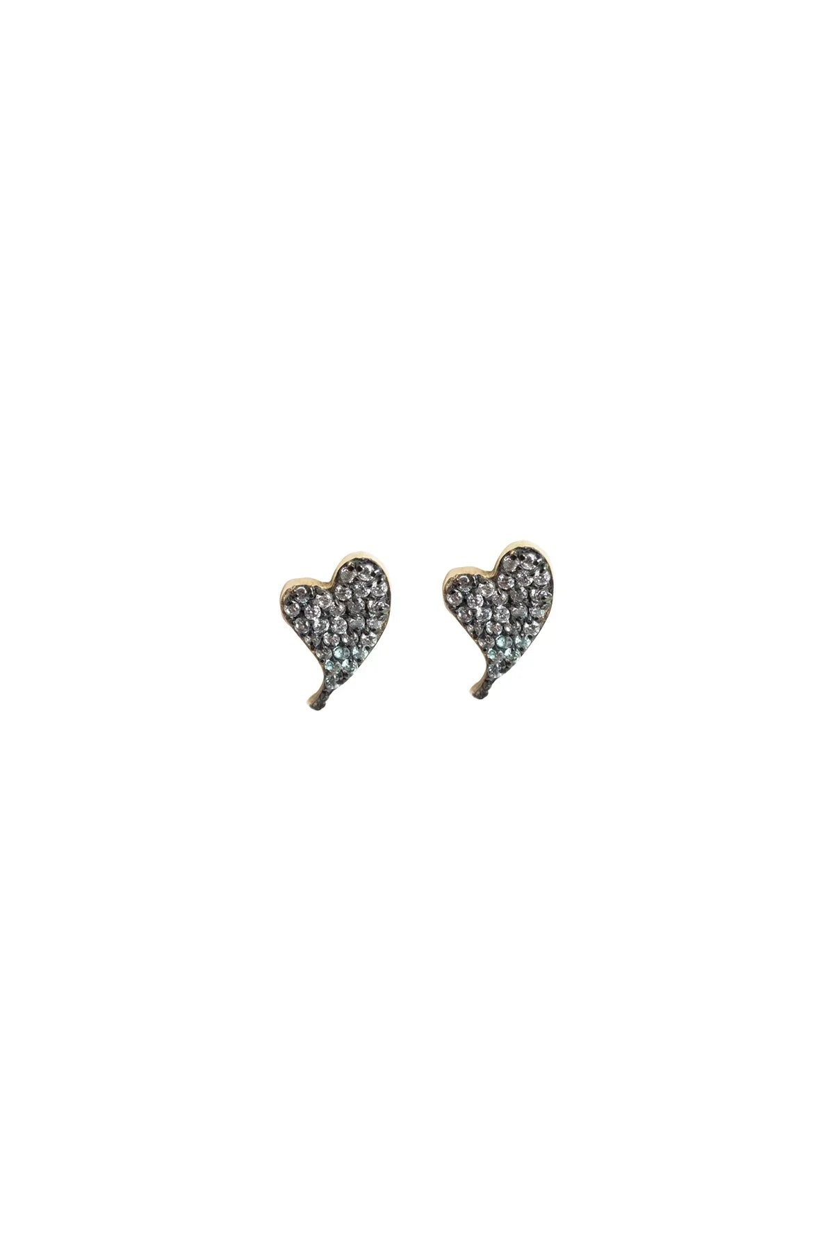 DIAMOND BEAT - Diamond Heart Earrings