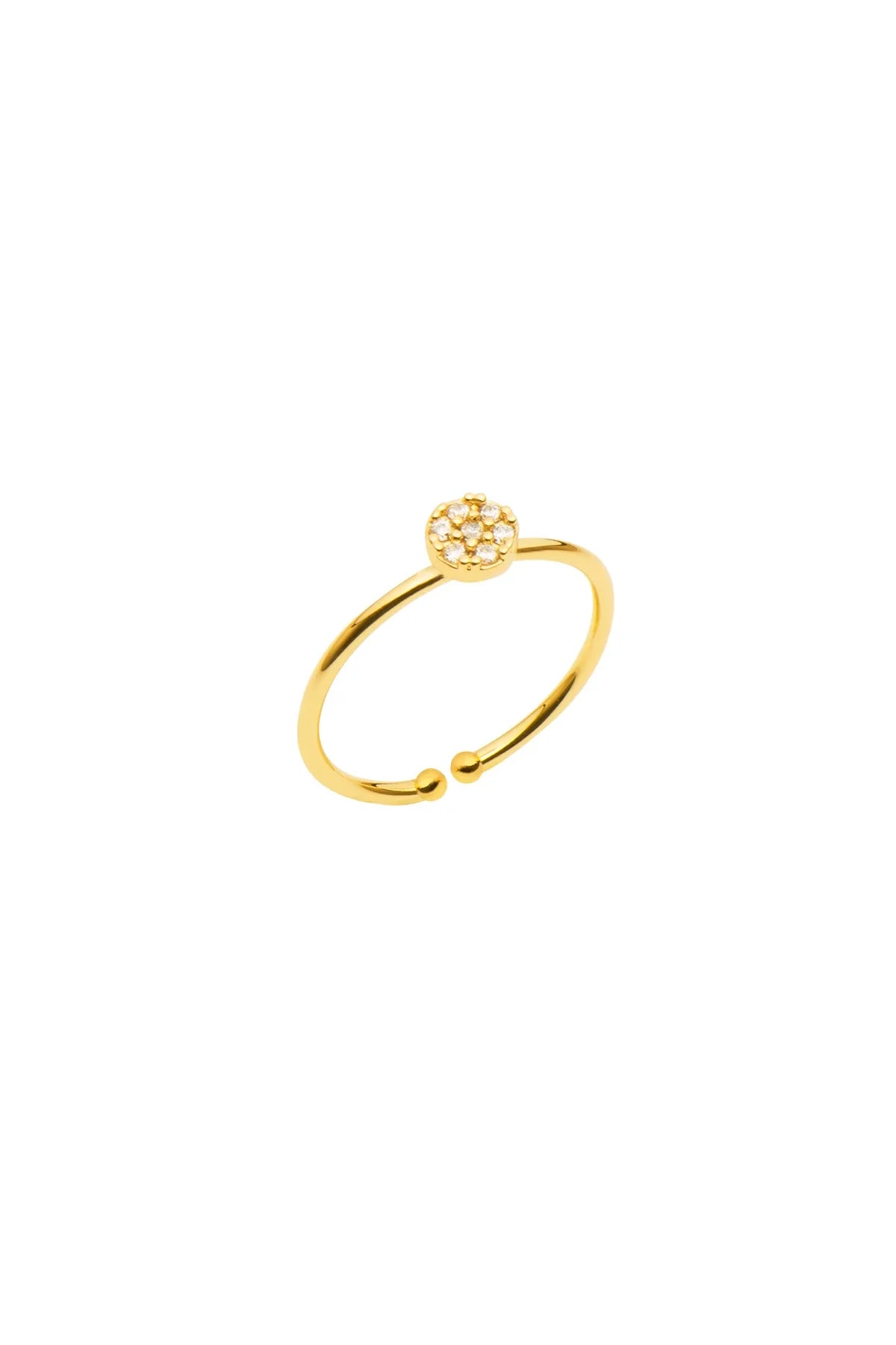 ROUNDIE – CZ Accent Ring