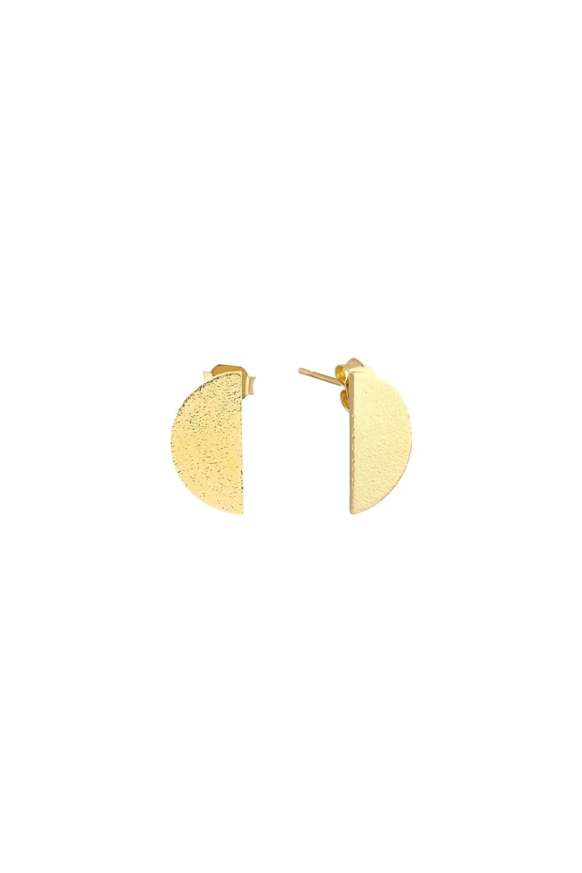 HALF – Minimal Semi-Circle Earrings