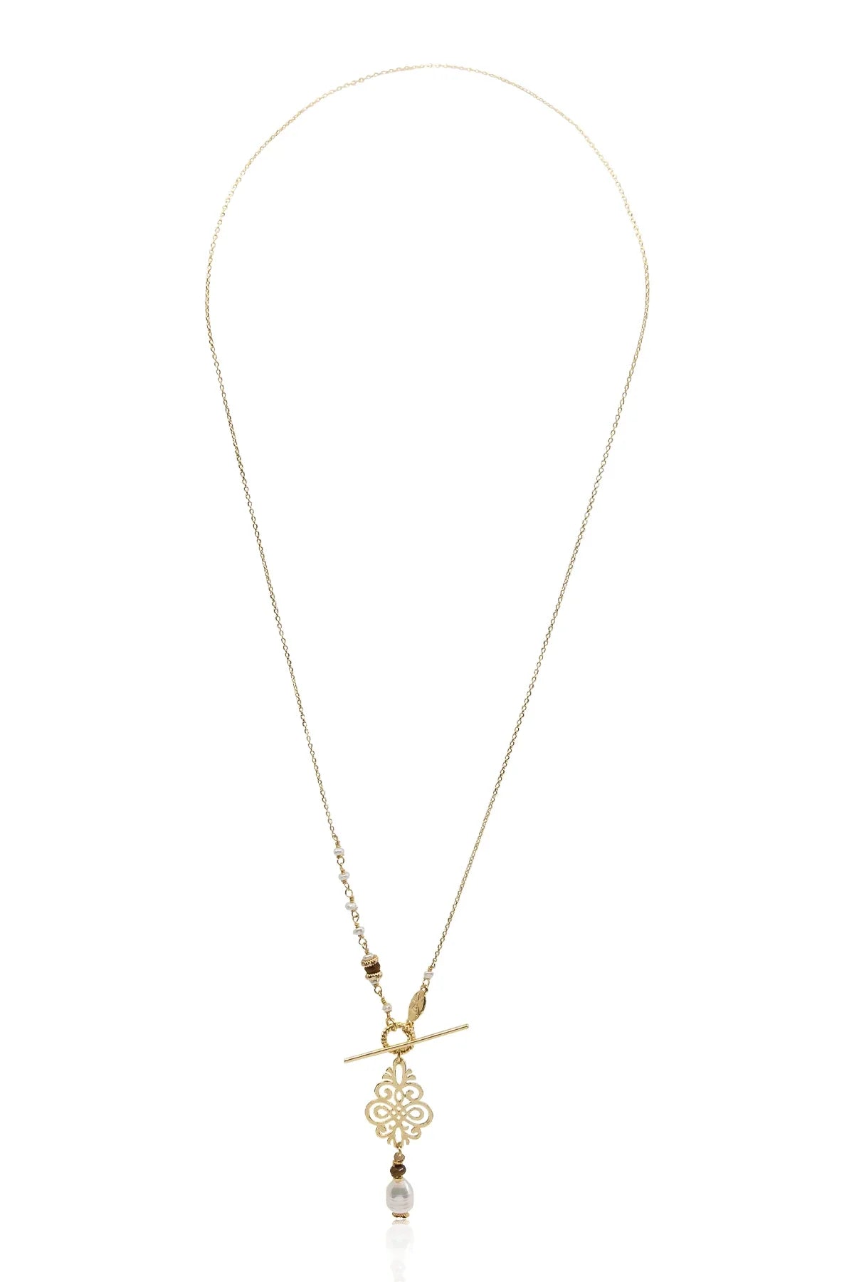 JAIPUR – Signature Motif Toggle Necklace