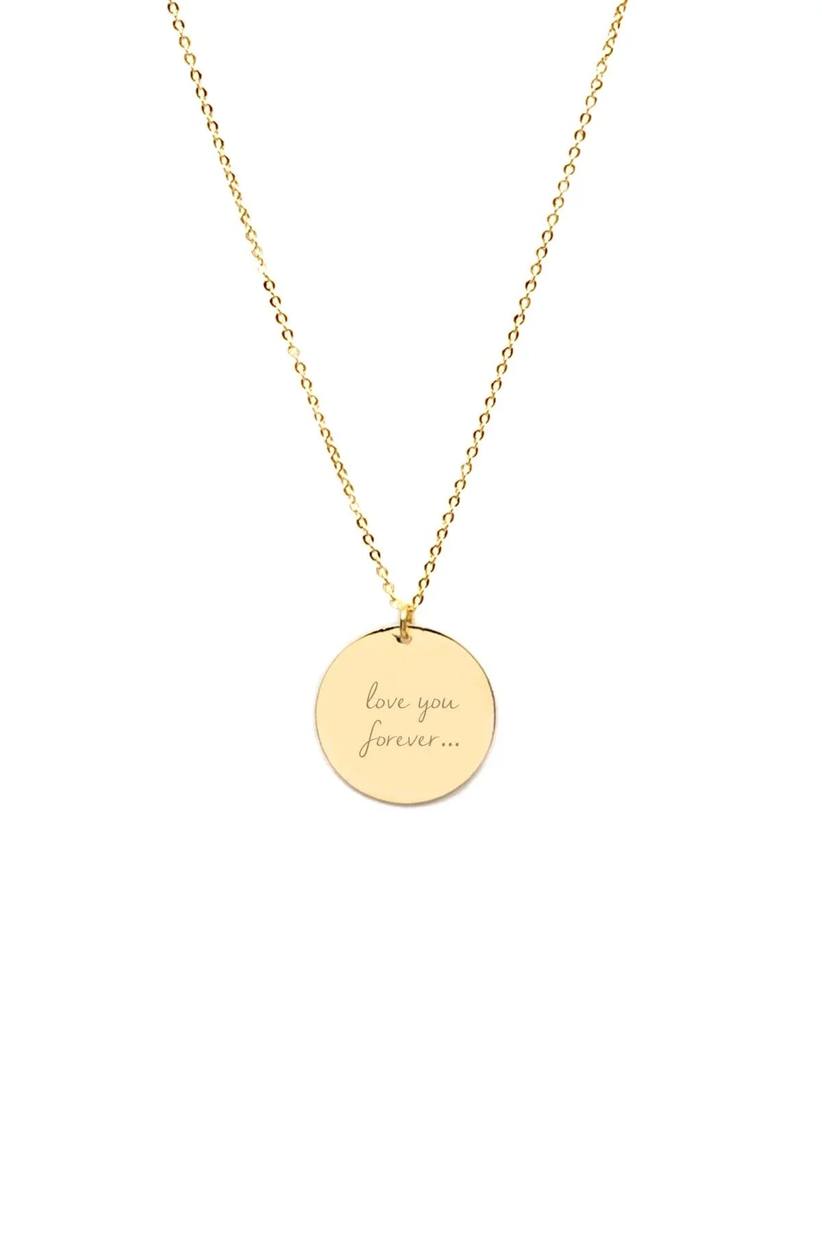 NELLA SUE – Engraved Medallion Necklace