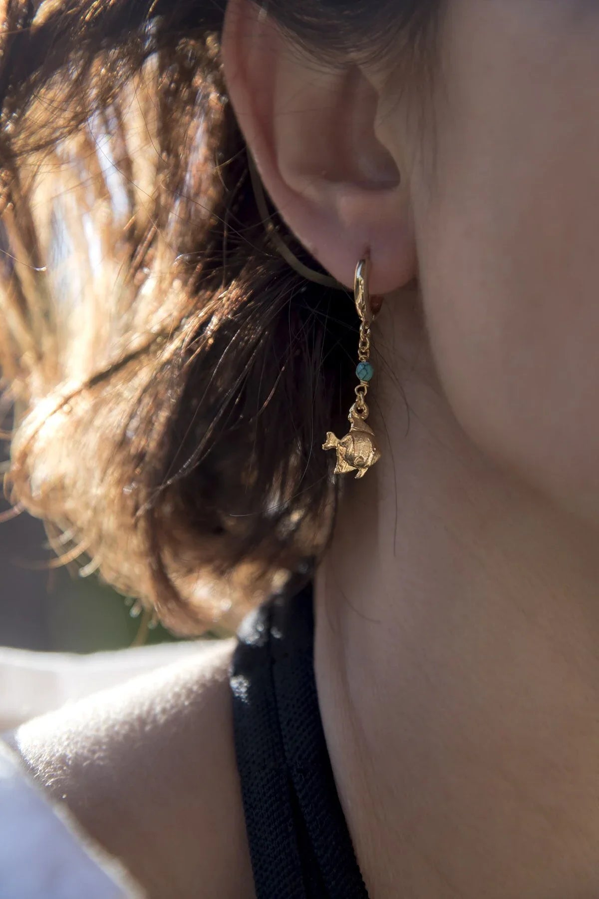 TINY FISH – Asymmetric Fish Earrings
