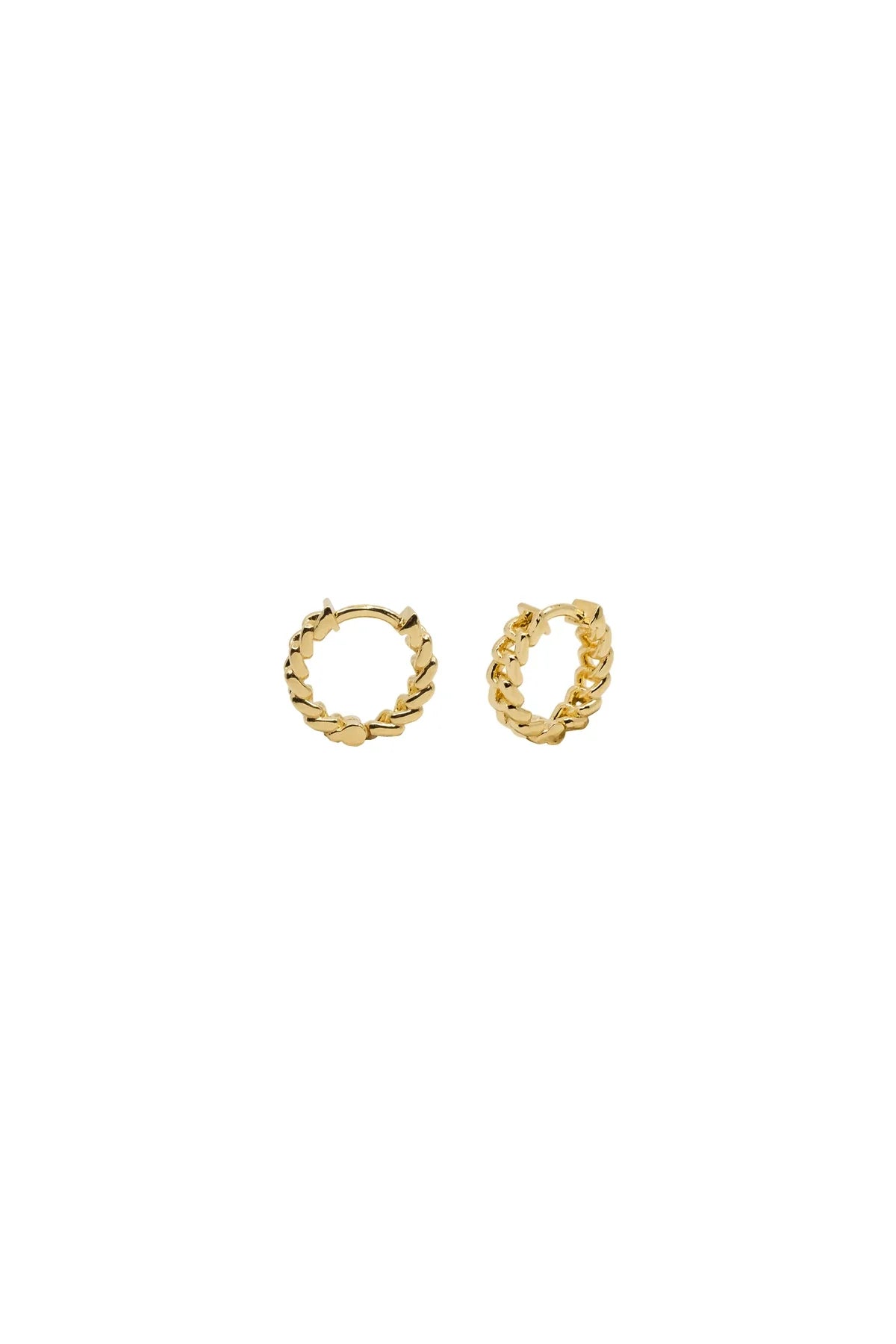 TALIA – Chain Hoop Earrings