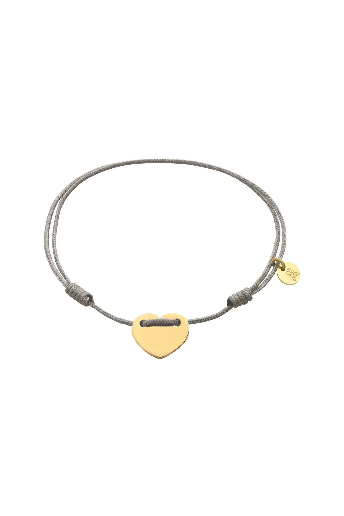 LOVEFUL - CONCRETE - Personalized Heart Cord Bracelet