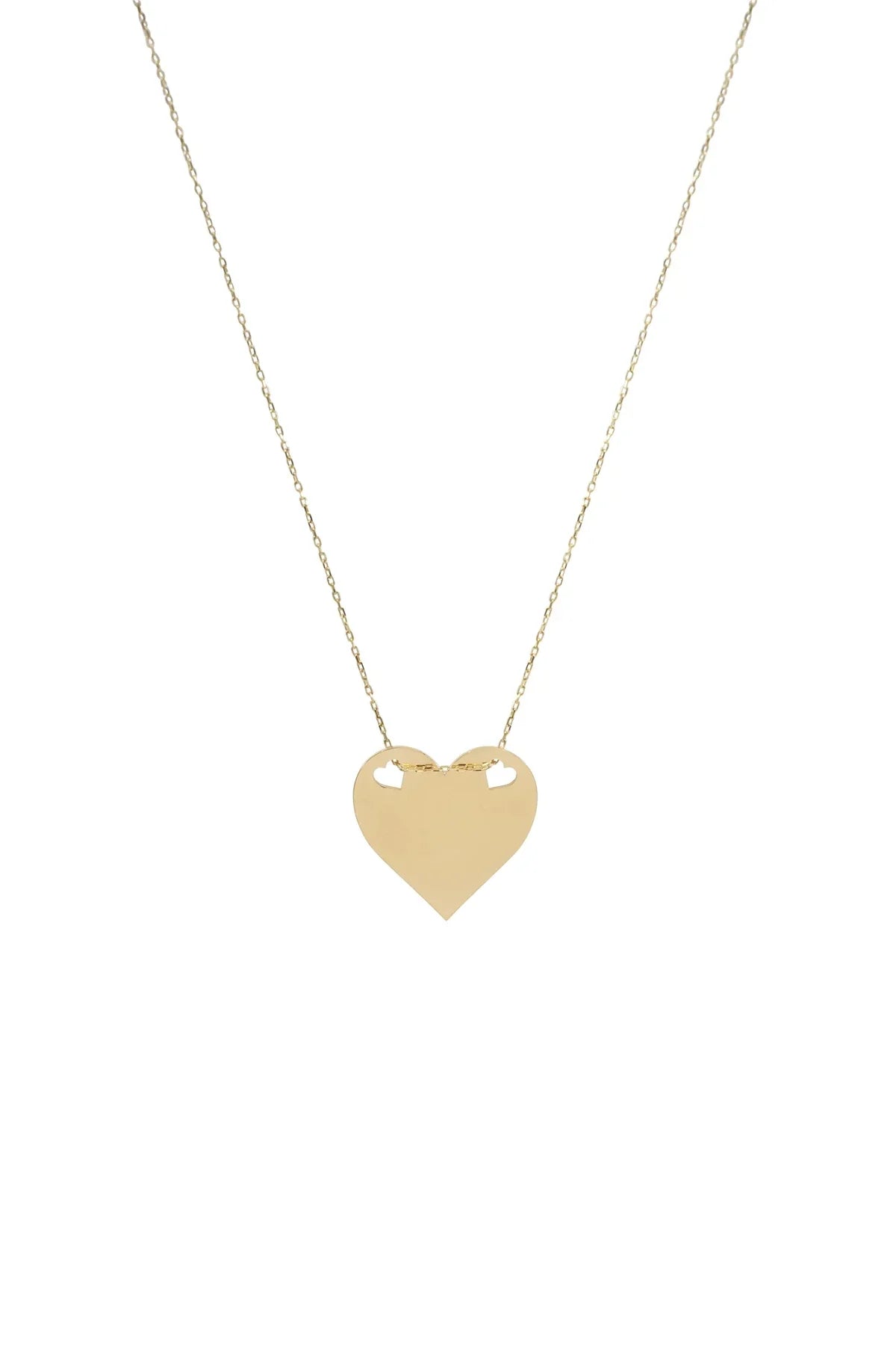 DUENDE – Engravable Heart Medallion Necklace