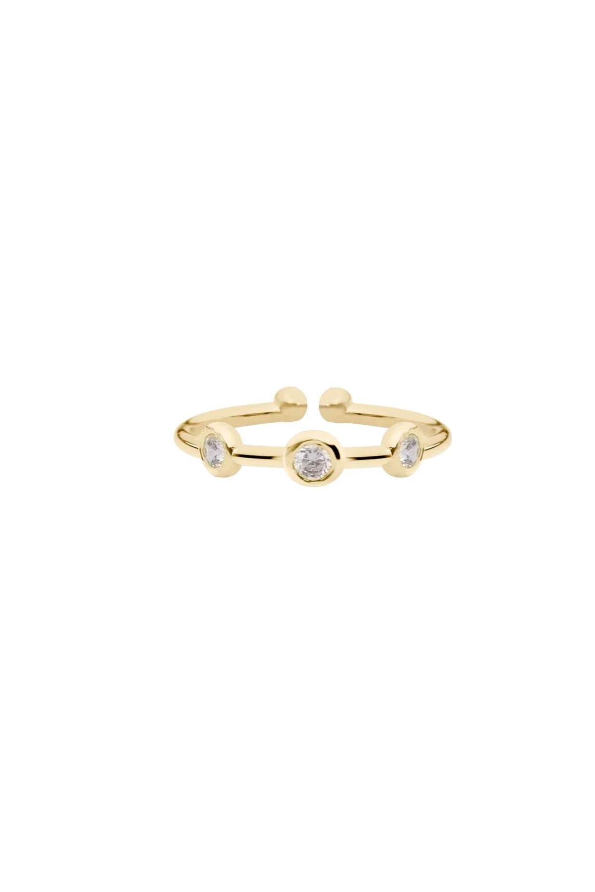 TROIA – Three CZ Balance Ring