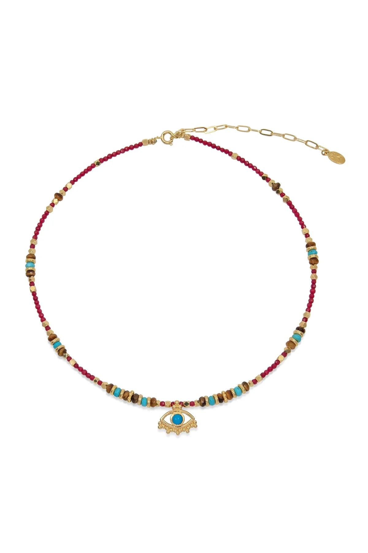 MAGIC EYE - Coral Eye Necklace